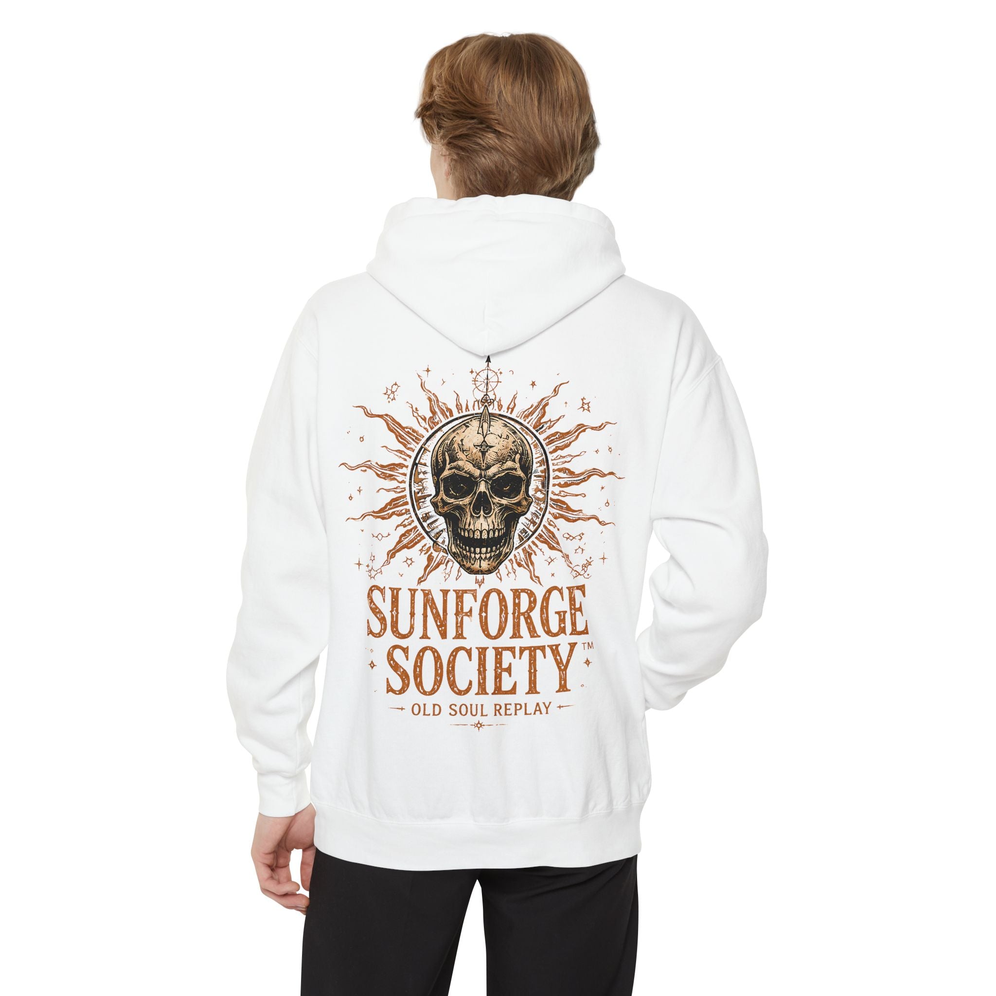 Sun Forge Steampunk Garment-Dyed Hoodie - Creations by Chris and Carlos