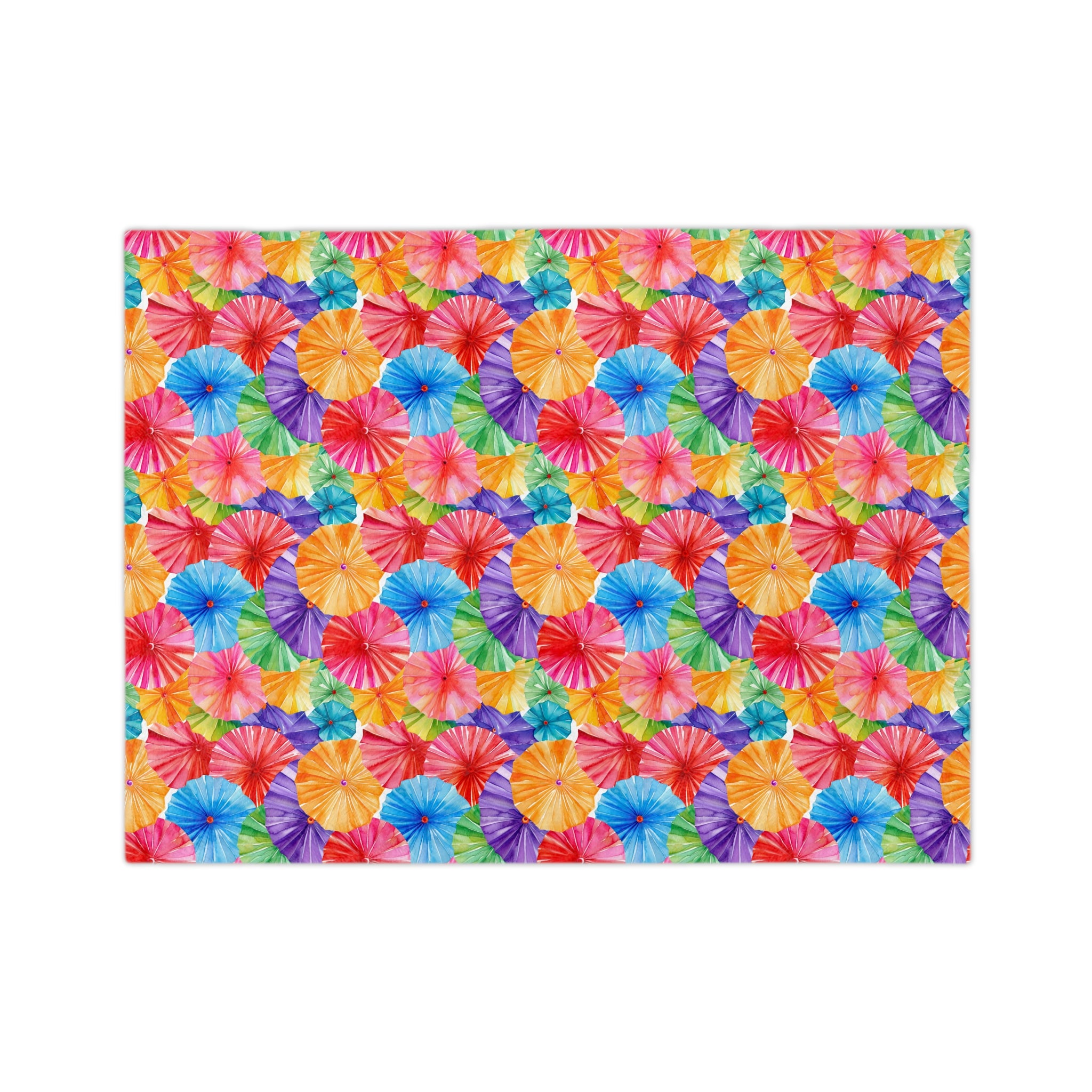 Sol y Alegría (Sun and Joy) Collection- Cactus Succulent Pattern Microfiber Blanket Soft Velveteen Throw for Home & Garden LoversTropical Parasol Velveteen Microfiber Blanket — Bright Floral Beach Umbrella Print, Cozy Travel & Home Throw - Creations by Chris and Carlos