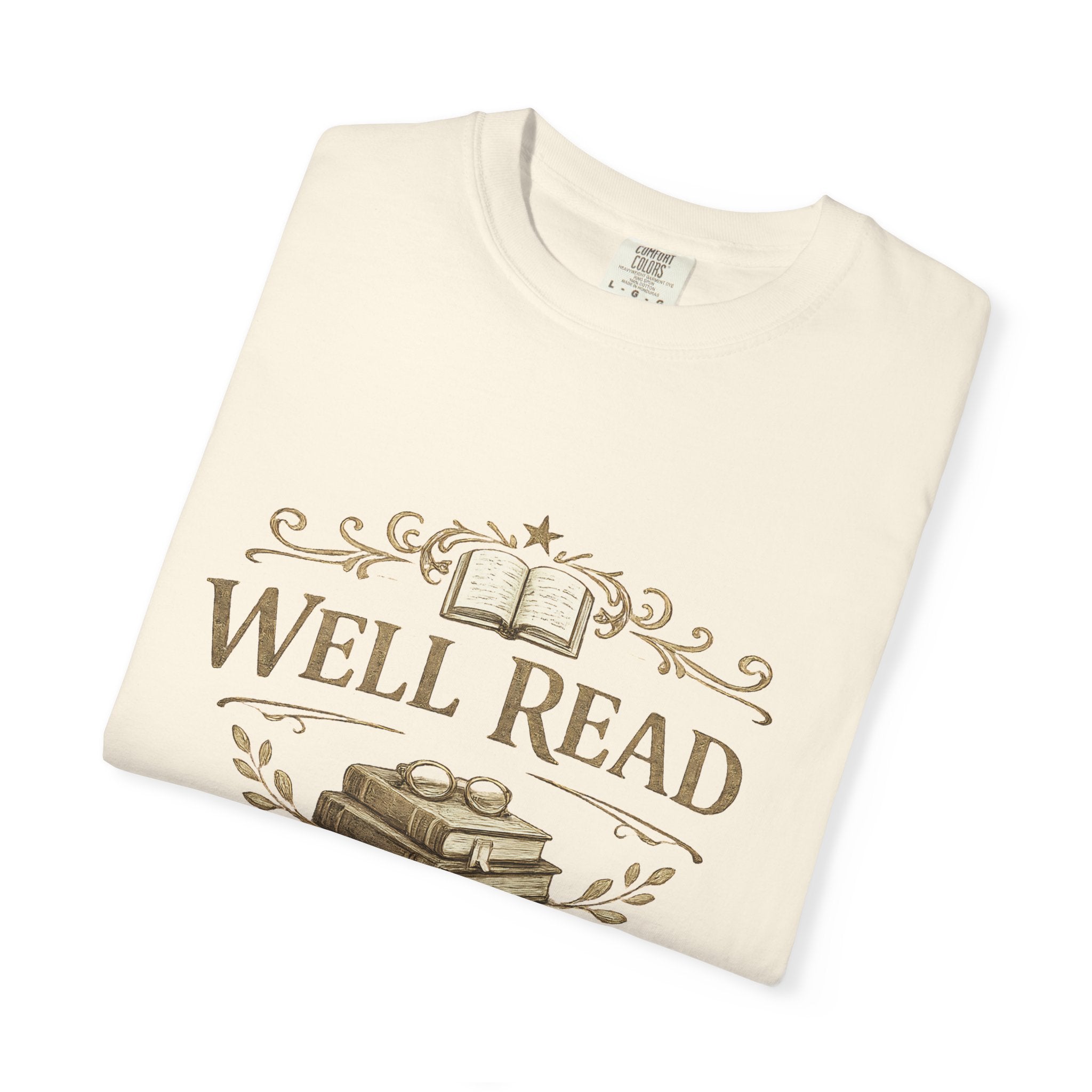 Well Read T-Shirt — Vintage Book Lover Tee - Creations by Chris and Carlos