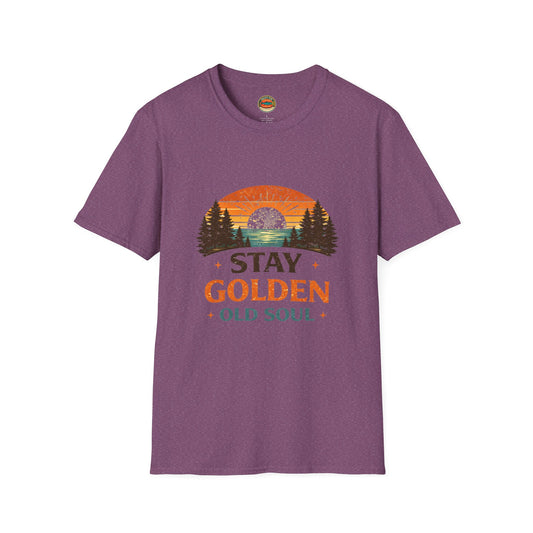 Stay Golden Old Soul T-Shirt — Vintage Sunset Nature Tee - Creations by Chris and Carlos