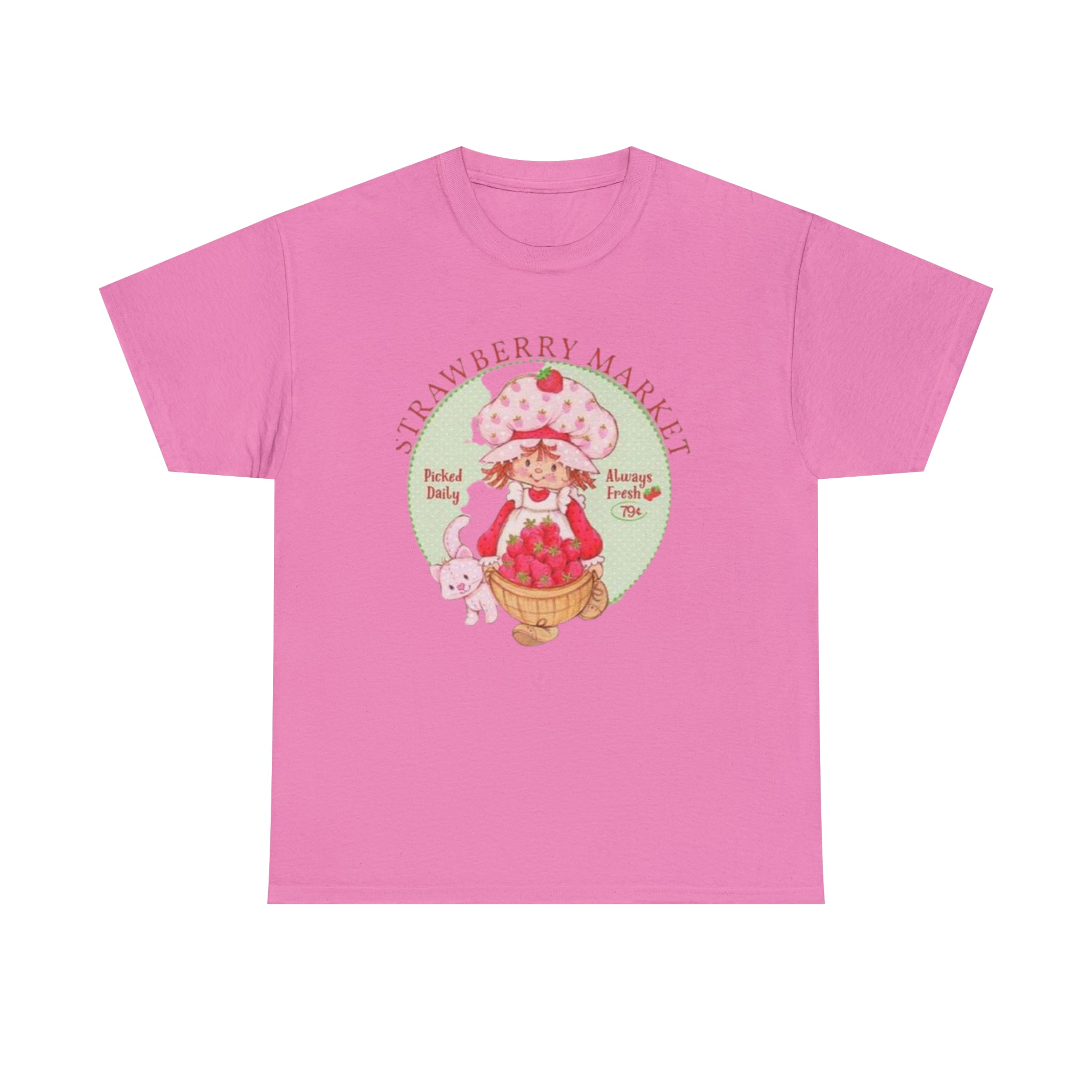 Strawberry Shortcake-  Unisex Heavy Cotton T-Shirt - Creations by Chris and Carlos