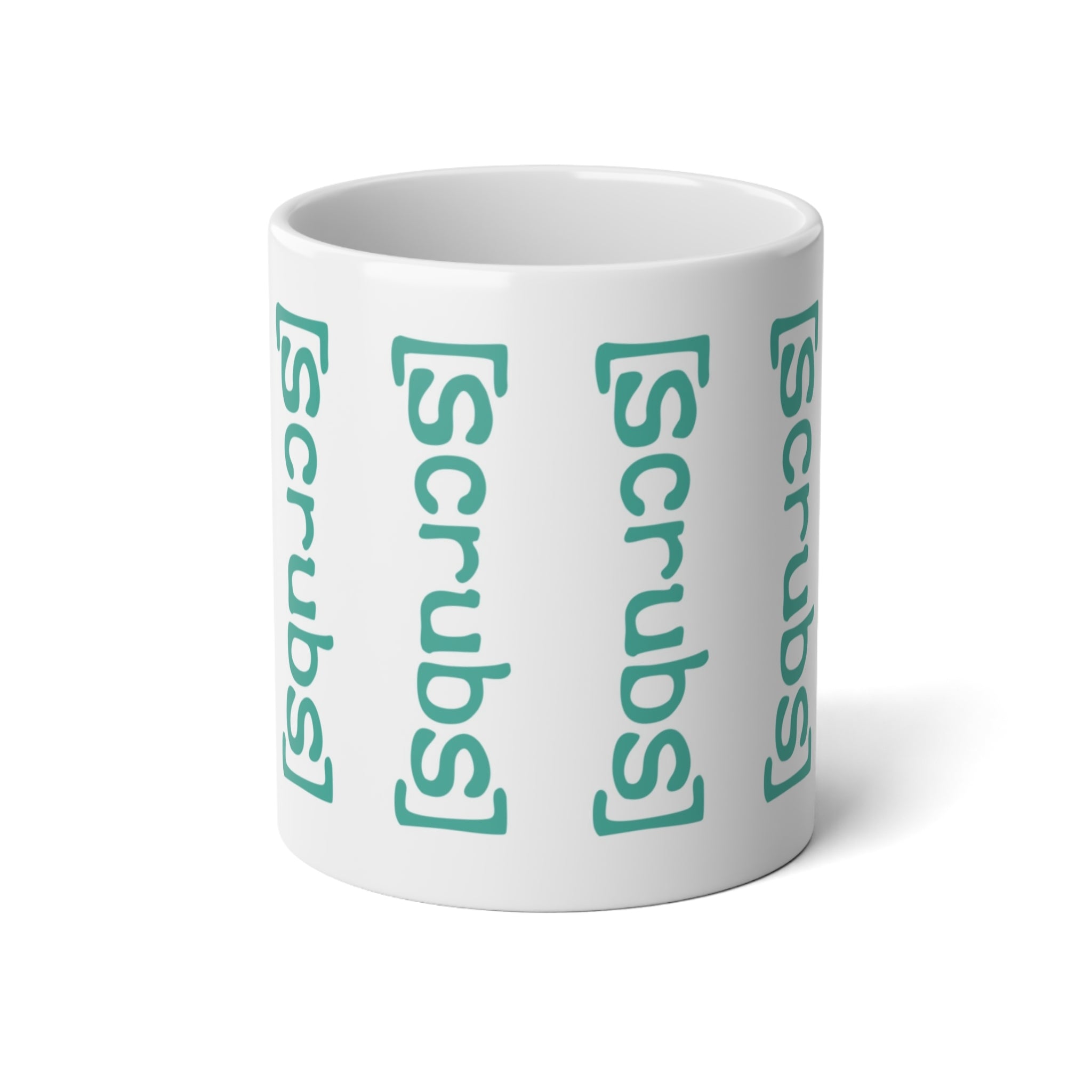 Scrubs Vertical Logo Jumbo Mug — 20oz Medical Coffee Cup for Nurses & Healthcare Workers - Creations by Chris and Carlos