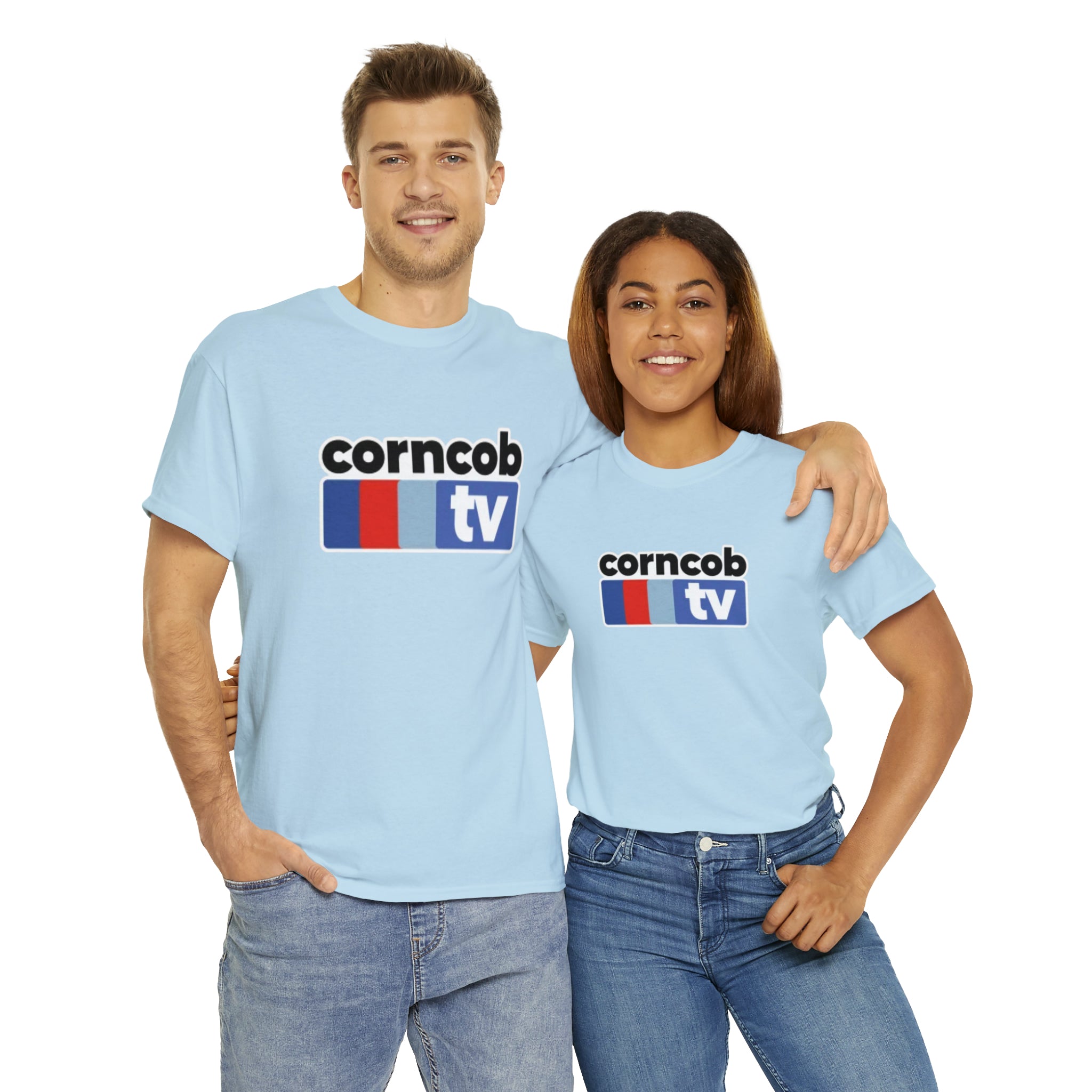Corncob Tv- Unisex Heavy Cotton T-Shirt - Creations by Chris and Carlos