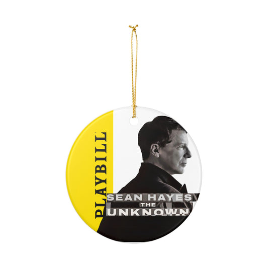 The Unknown Ceramic Ornament | Playbill Inspired Broadway Decoration | Holiday Gift, Unique Home Decor - Creations by Chris and Carlos