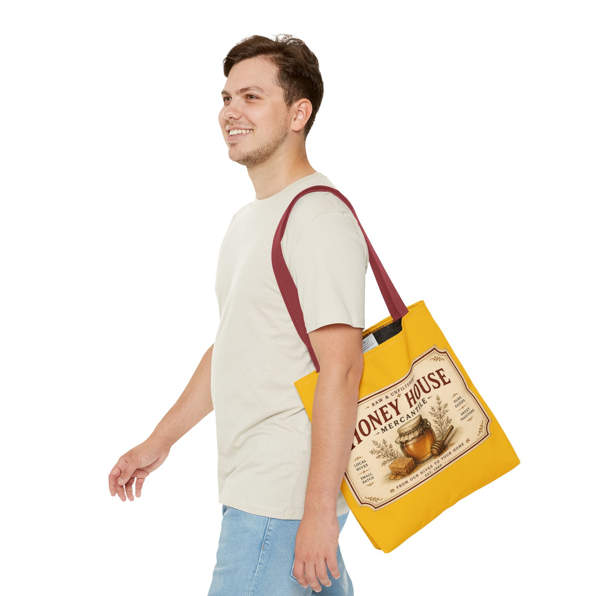 Tote Bag — Honey House Vintage Honey Label Design - Creations by Chris and Carlos