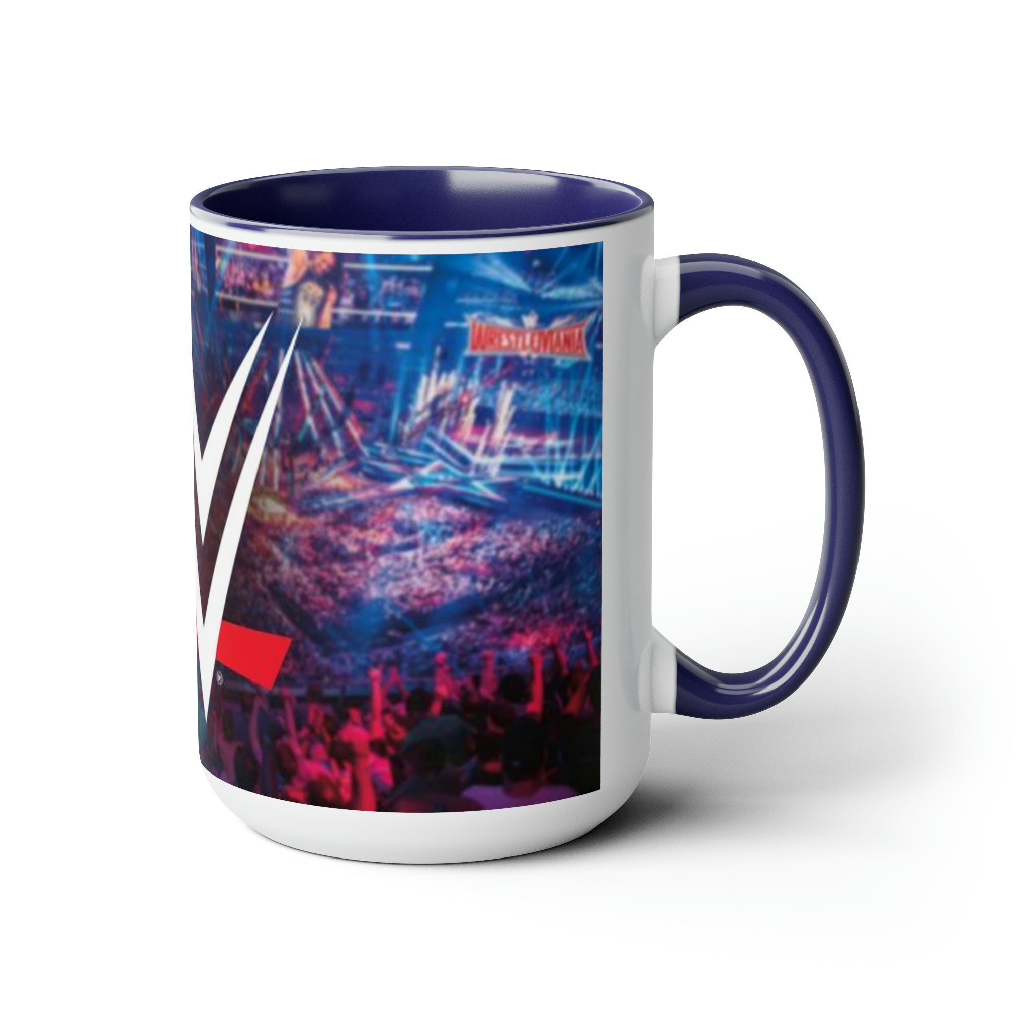 WWE- Logo White Ceramic Mug - Creations by Chris and Carlos