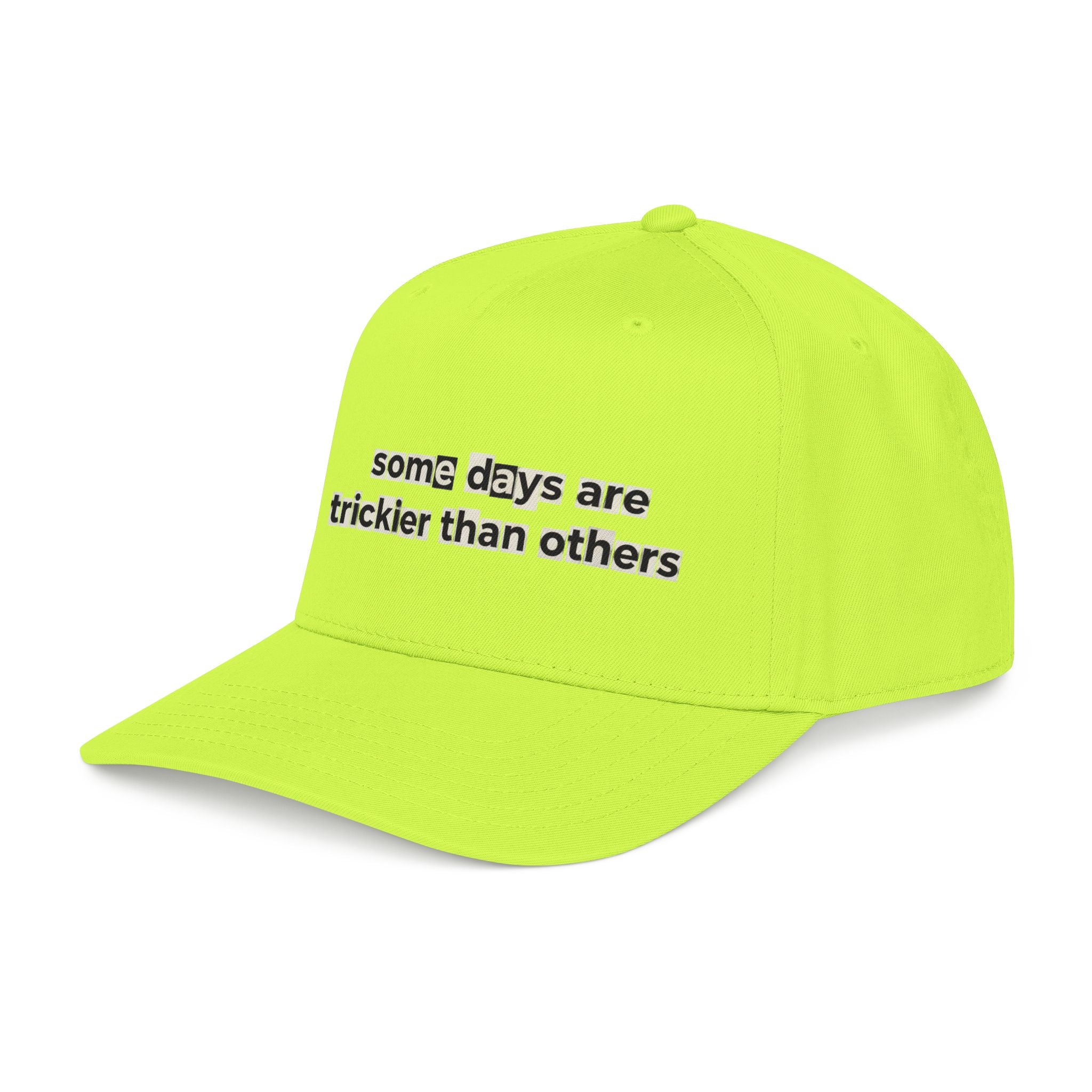 Baseball Cap — "Some Days Are Trickier Than Others" Patch - Creations by Chris and Carlos