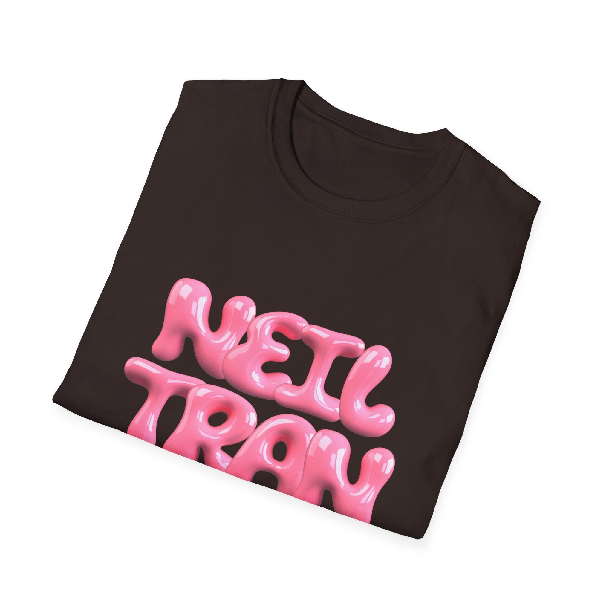 Neil Tran Pink Balloon Text T-Shirt - Creations by Chris and Carlos