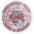 Halloween Vibes Diet Coke Round Pillow — Vibes & Bubbles Candy-Pink Ghost Cushion