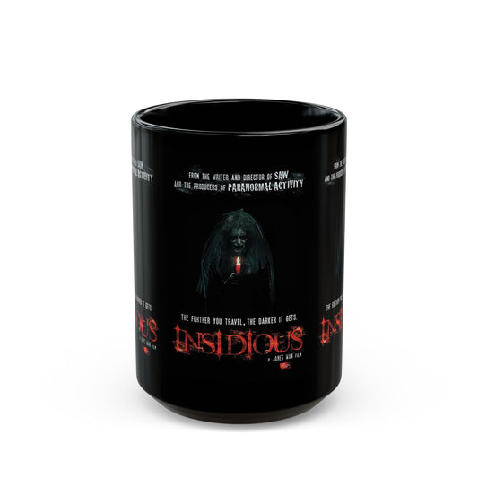 Insidious Horror Movie Black Mug — Creepy Ghost Design - Creations by Chris and Carlos