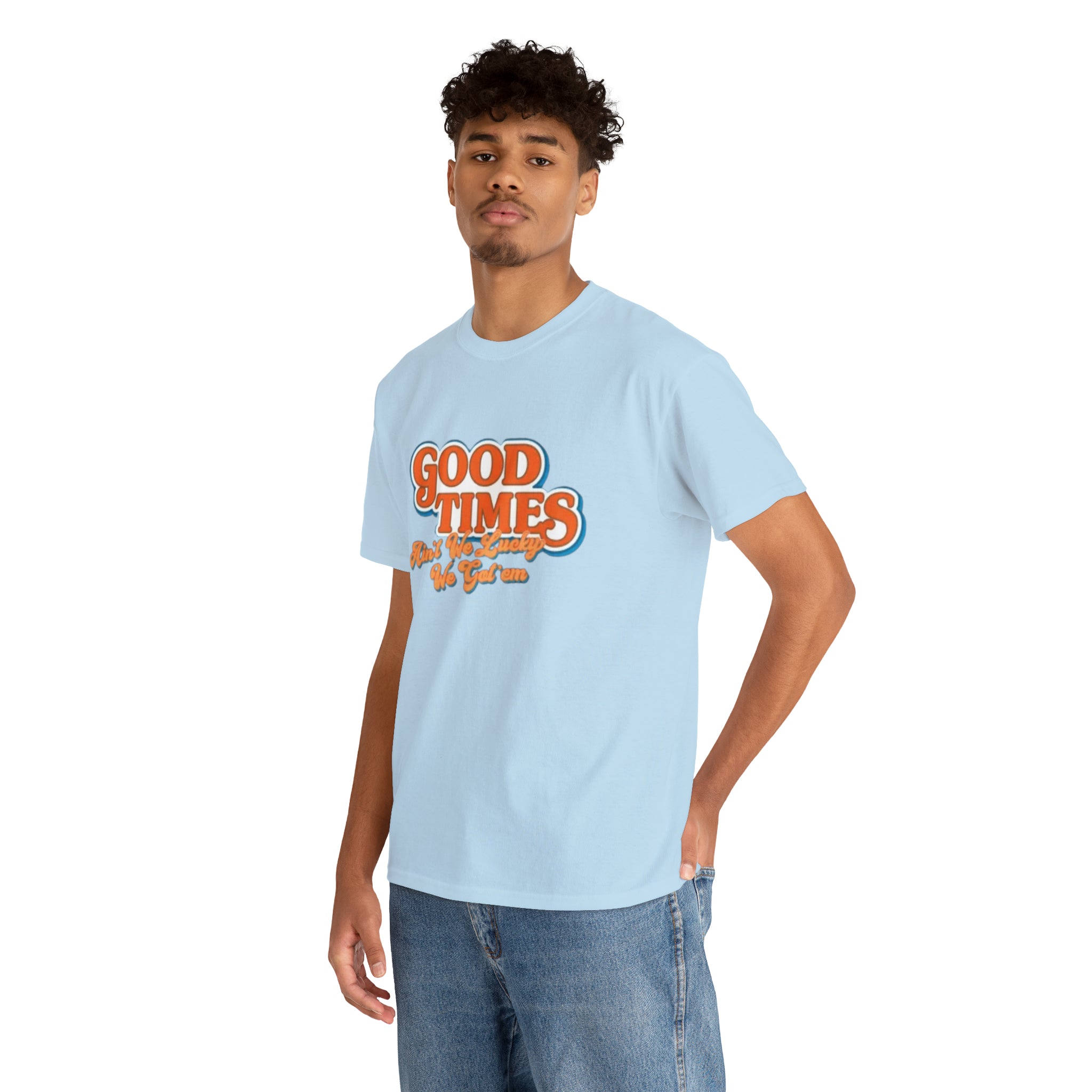 Good Times 70's TV Show- Unisex Heavy Cotton T-Shirt - Creations by Chris and Carlos