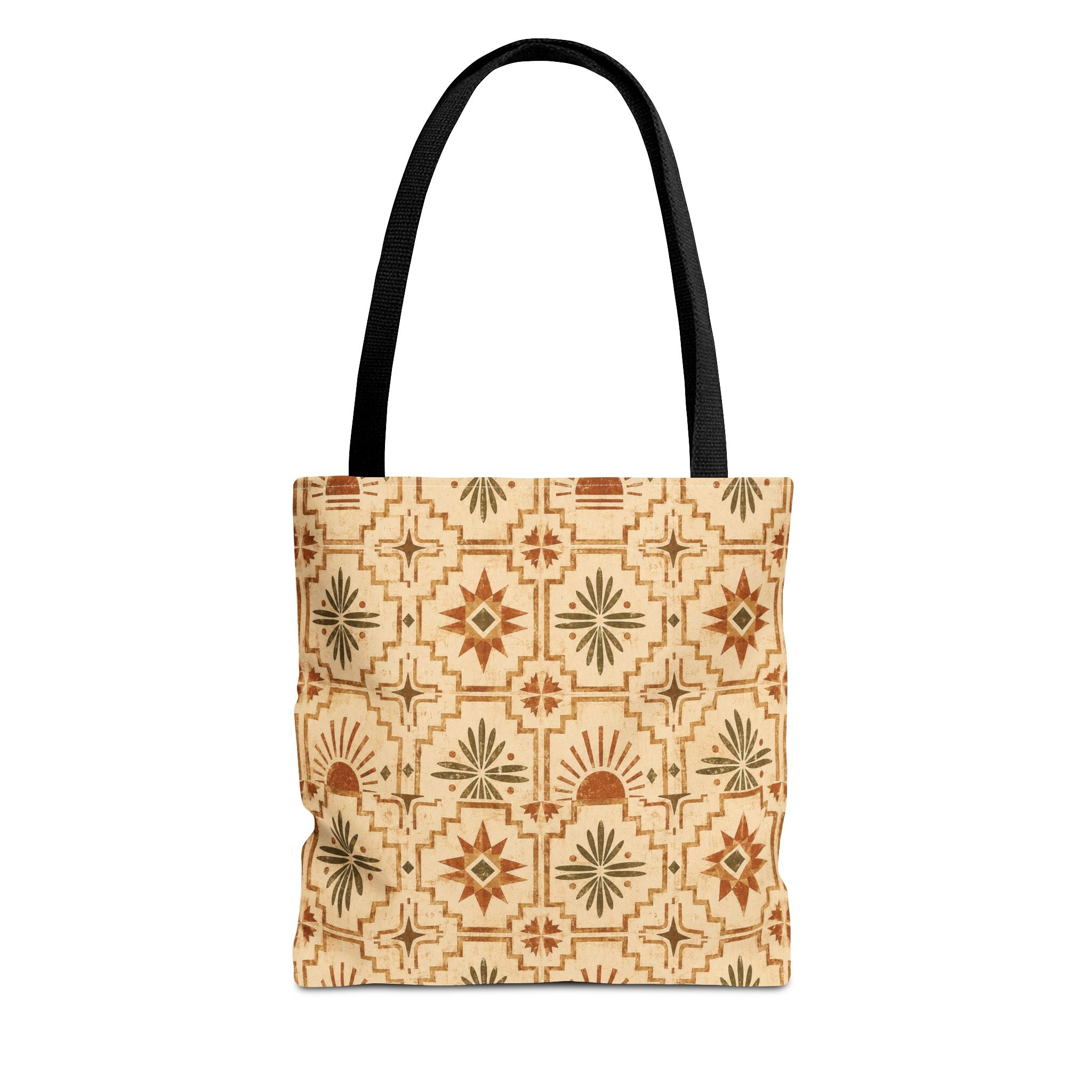 Southwest Geometric Tote Bag – Vintage Desert Pattern All-Over Print - Creations by Chris and Carlos
