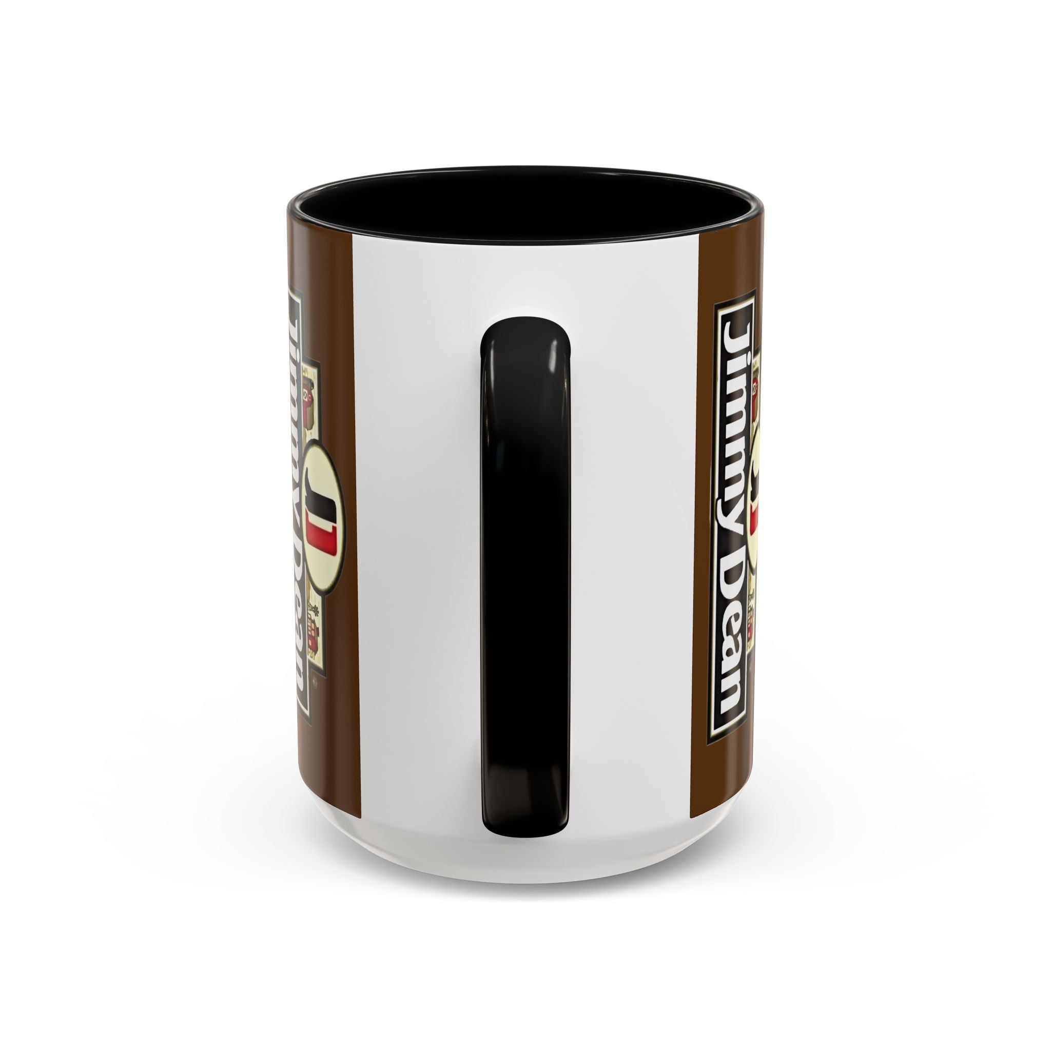 Jimmy Dean Logo Coffee Mug — Retro Breakfast Brand Accent Mug (11/15oz) - Creations by Chris and Carlos