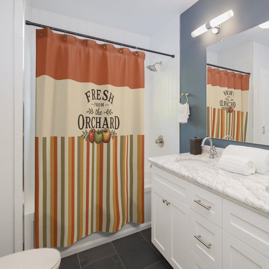 Old Soul Harvest™ Harvest Stripe Shower Curtain - Shower Curtain from the Old Soul Harvest Bath collection