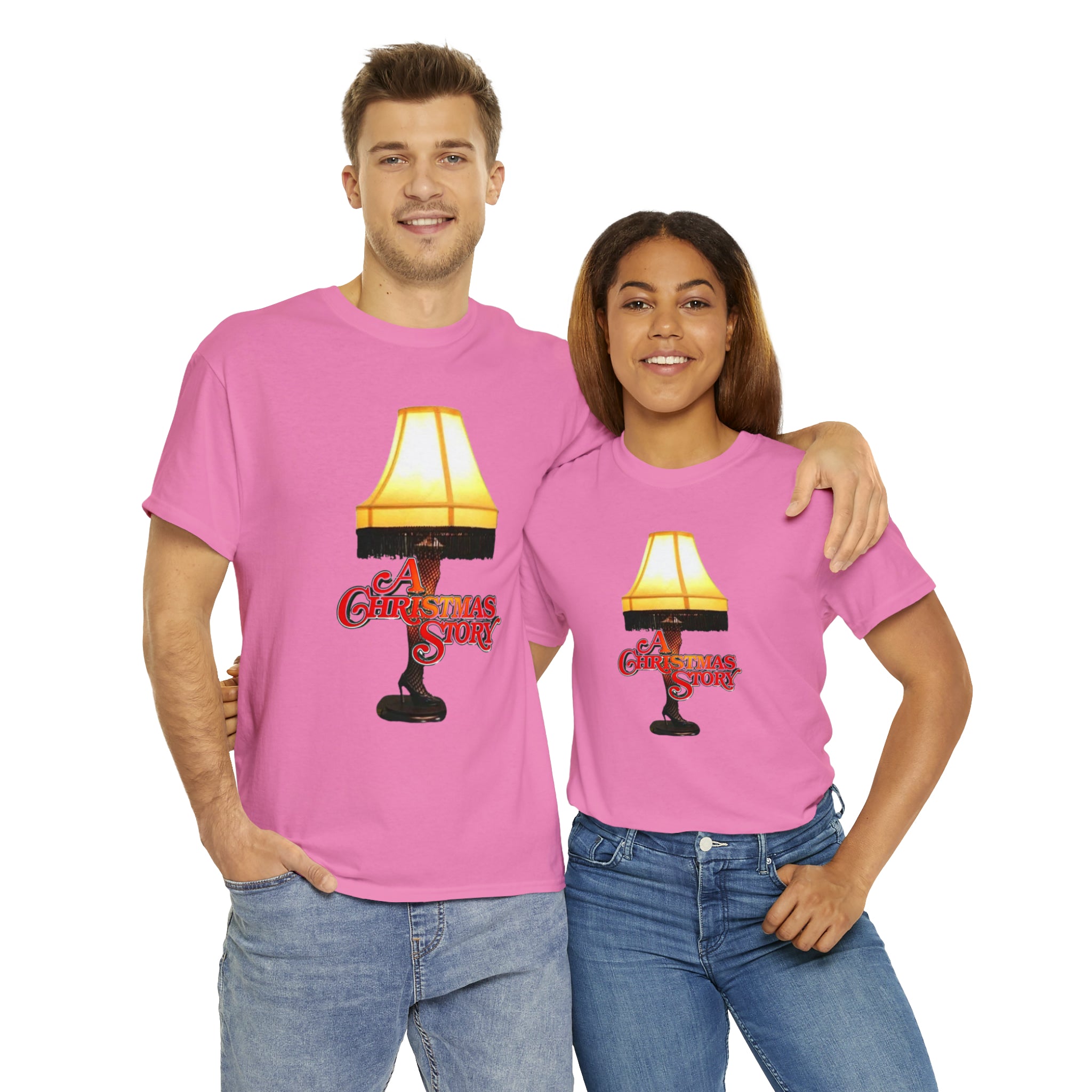 A Christmas Story- Leg Lamp Unisex Heavy Cotton T-Shirt - Creations by Chris and Carlos