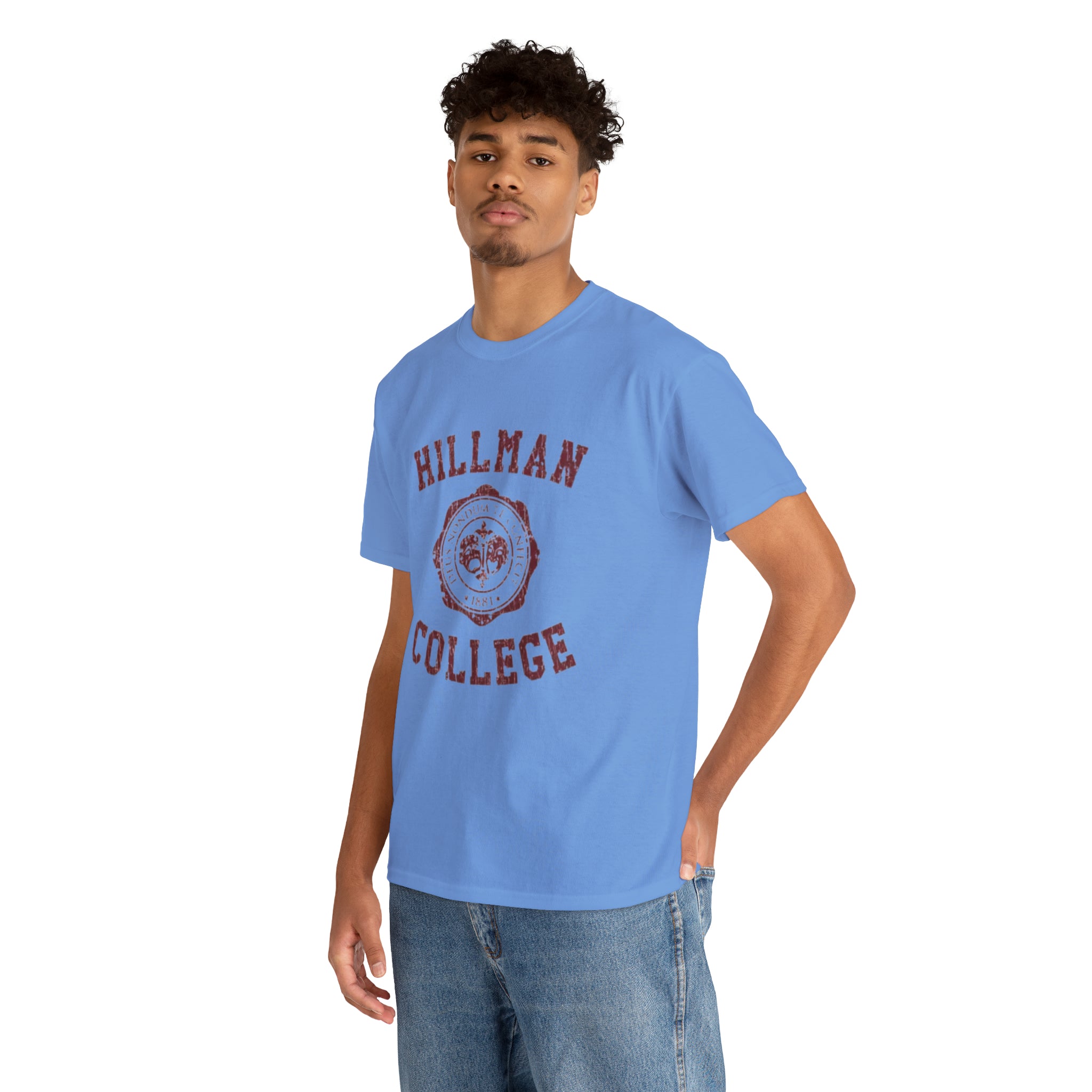 Hillman College- Unisex Heavy Cotton T-Shirt - Creations by Chris and Carlos