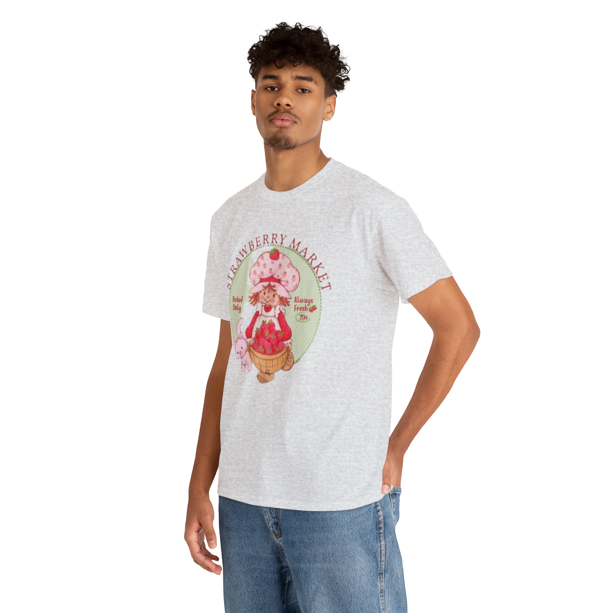 Strawberry Shortcake-  Unisex Heavy Cotton T-Shirt - Creations by Chris and Carlos