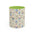 Floral Mahjong Accent Coffee Mug – Pink Interior & Handle, Vintage Chinoiserie Pattern