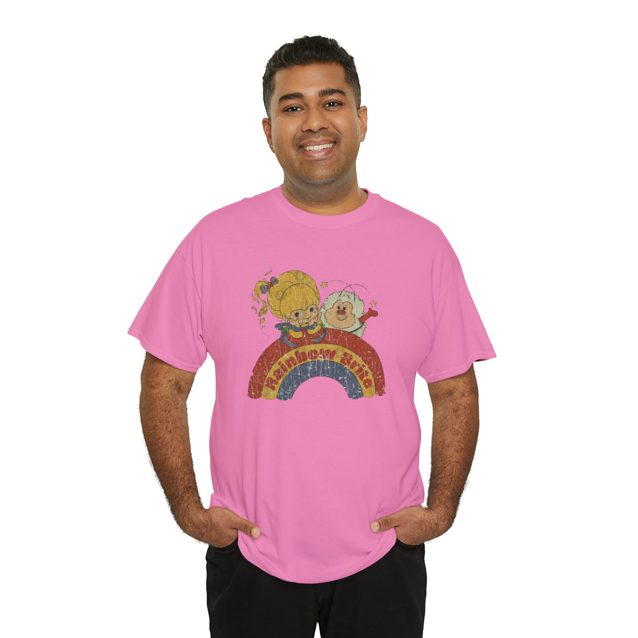 Rainbow Bright- Unisex Heavy Cotton T-Shirt - Creations by Chris and Carlos