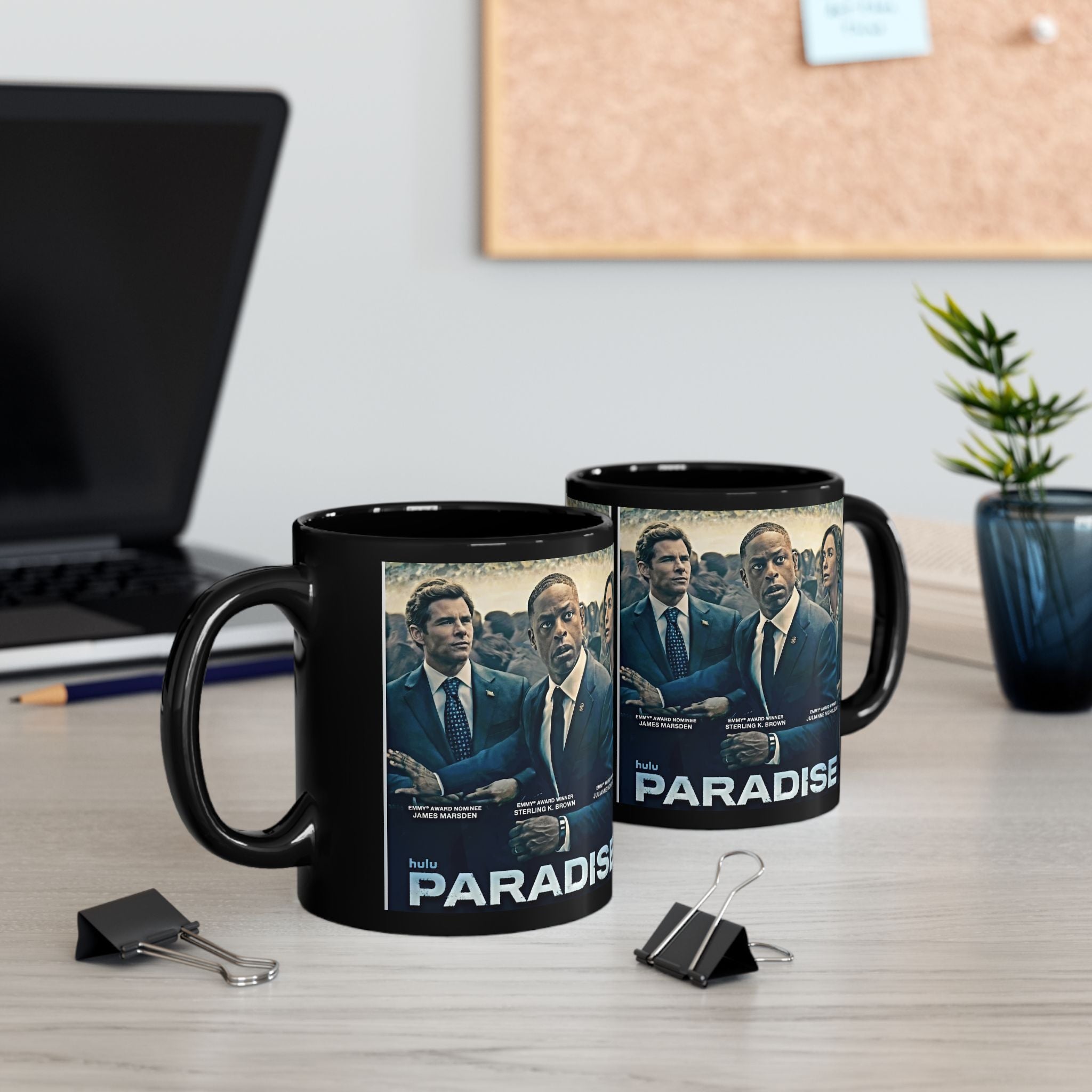 Paradise TV Series Black Coffee Mug — Cast Poster 11oz/15oz - Creations by Chris and Carlos