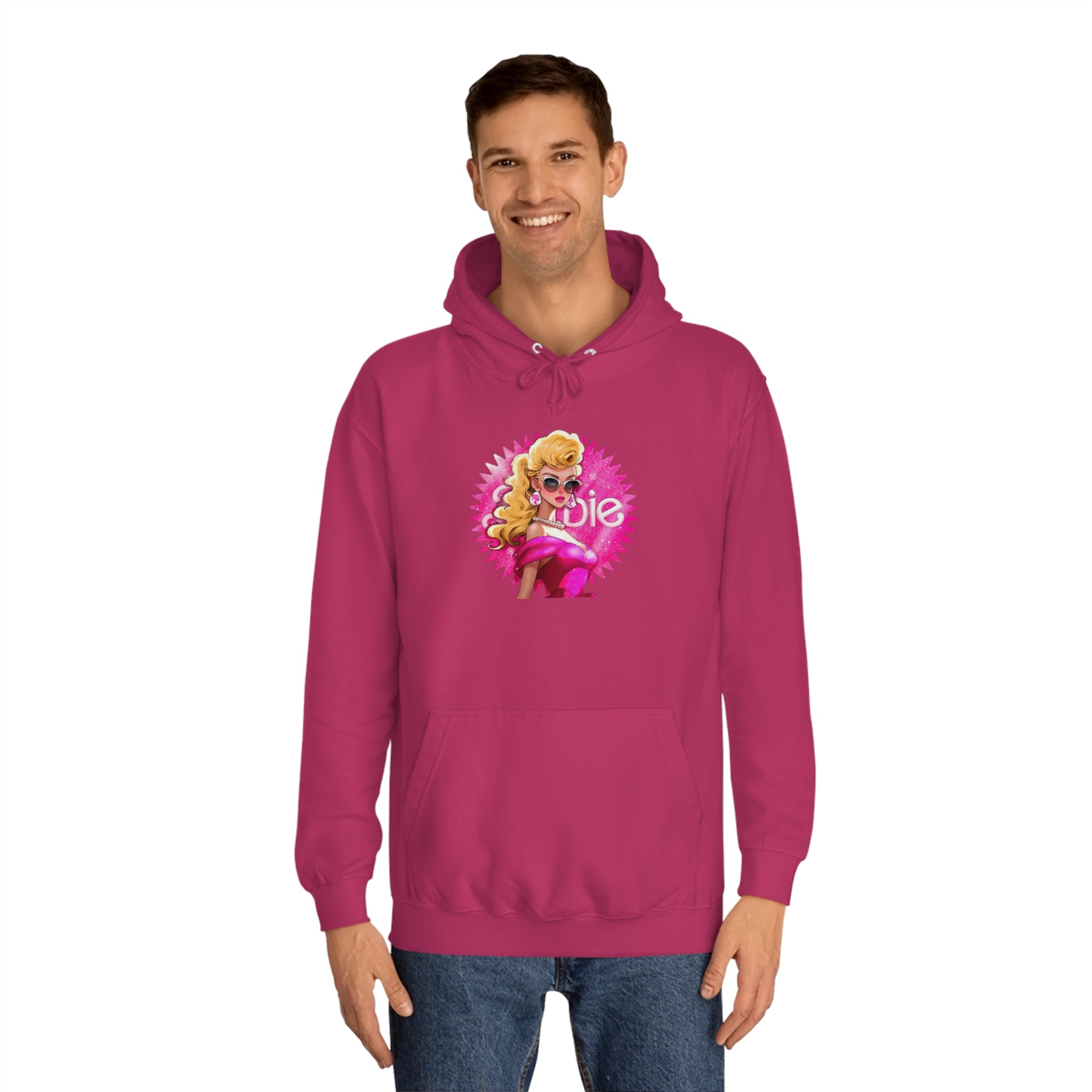 Barbie- Unisex College Hoodie - Creations by Chris and Carlos