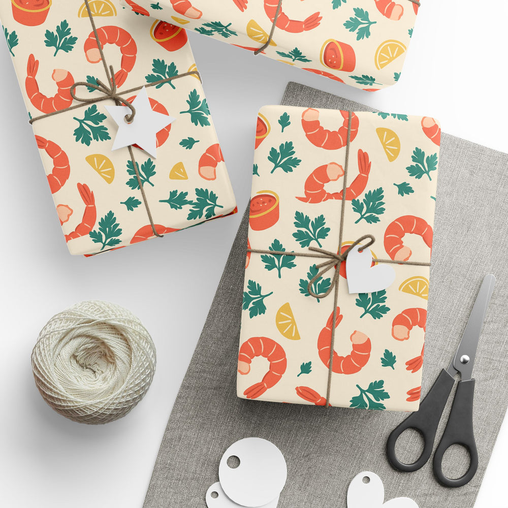 Salty Tin Company- Charming Gift Wrap, Eco-Friendly Wrapping Paper for Birthdays, Holidays, Parties, Floral and Food Designs