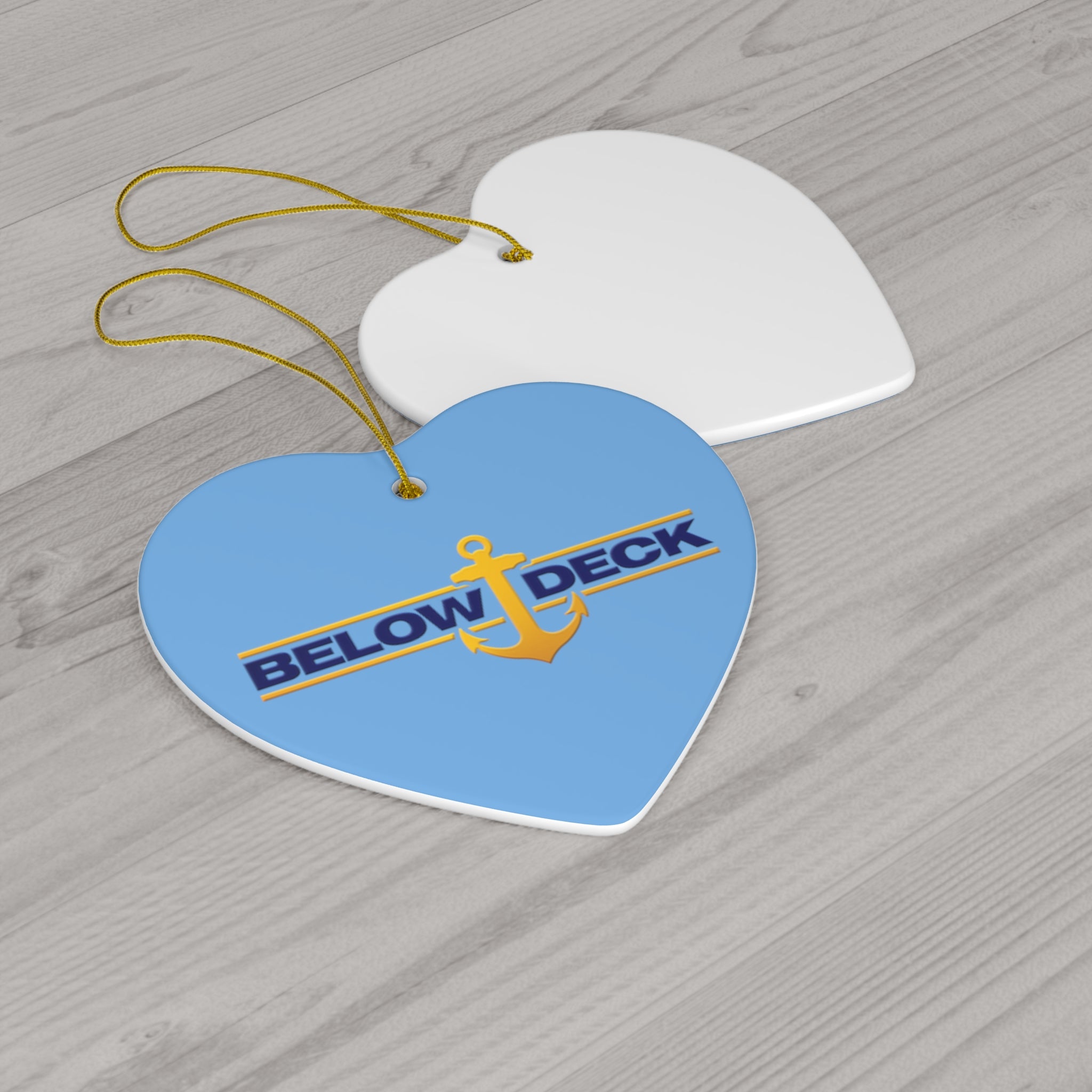 Below Deck- Ceramic Ornament, 4 Shapes - Creations by Chris and Carlos