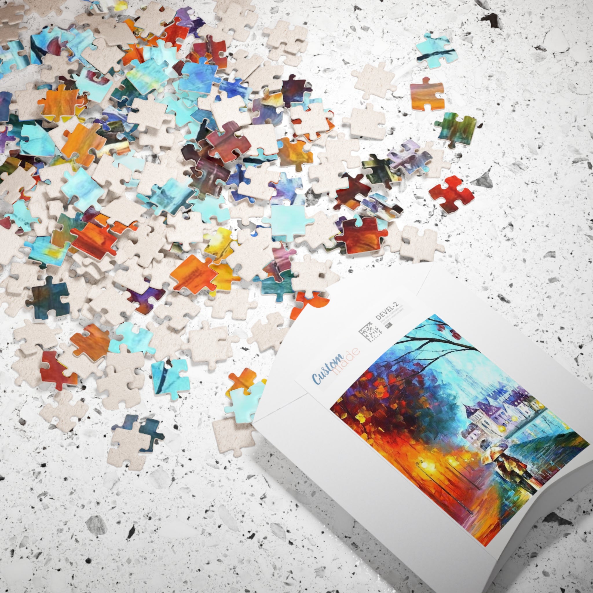 Watercolor- Puzzle - Creations by Chris and Carlos