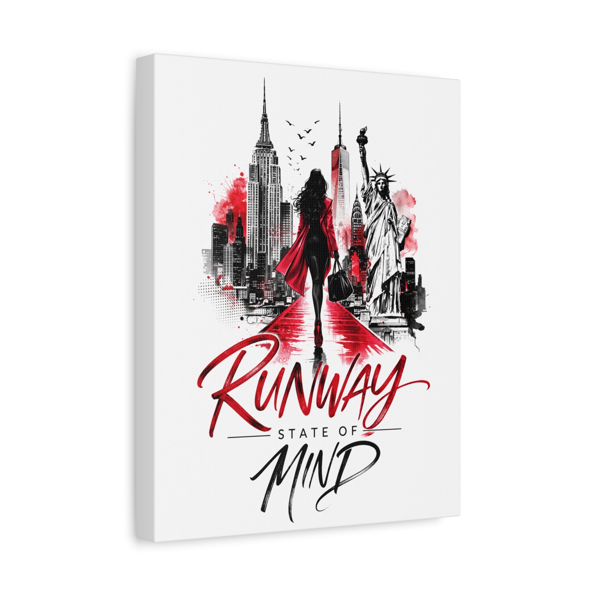 Runway State of Mind Canvas Wall Art — NYC Fashion Print - Creations by Chris and Carlos