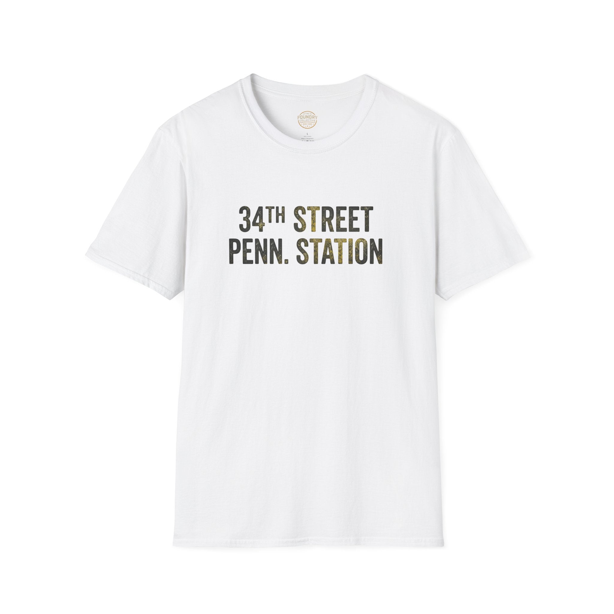 The Foundry Collective 34th Street Penn Station T-Shirt — Vintage Subway Sign Tee - Creations by Chris and Carlos