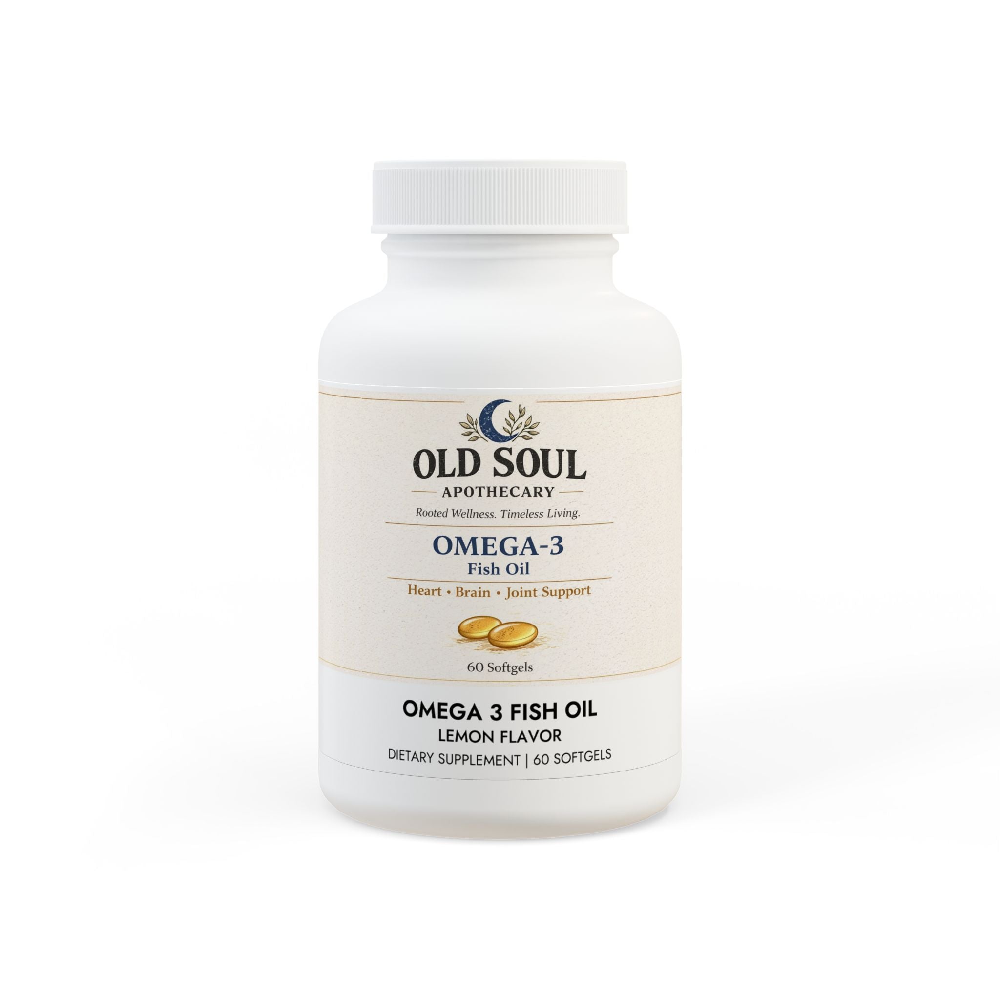 Omega 3 Fish Oil Supplement (60 Softgels) - Creations by Chris and Carlos