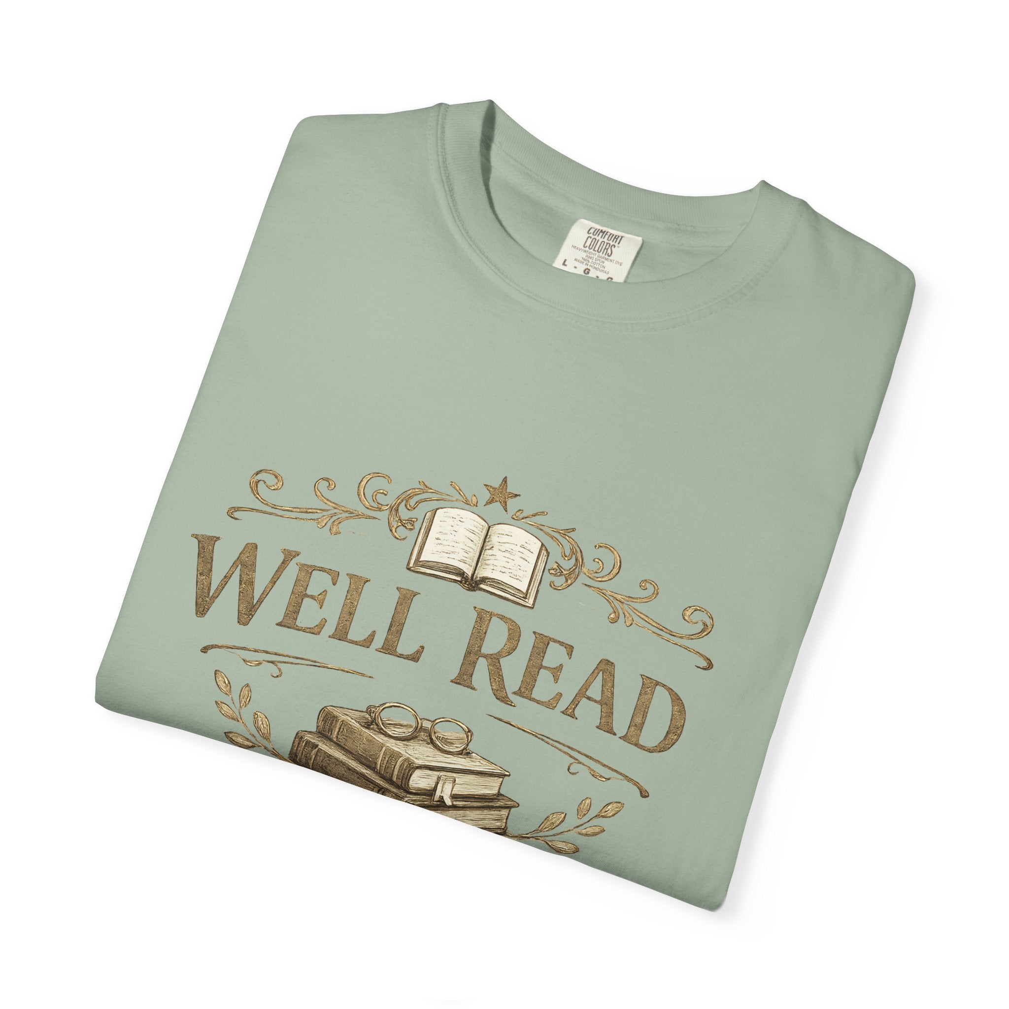 Well Read T-Shirt — Vintage Book Lover Tee - Creations by Chris and Carlos