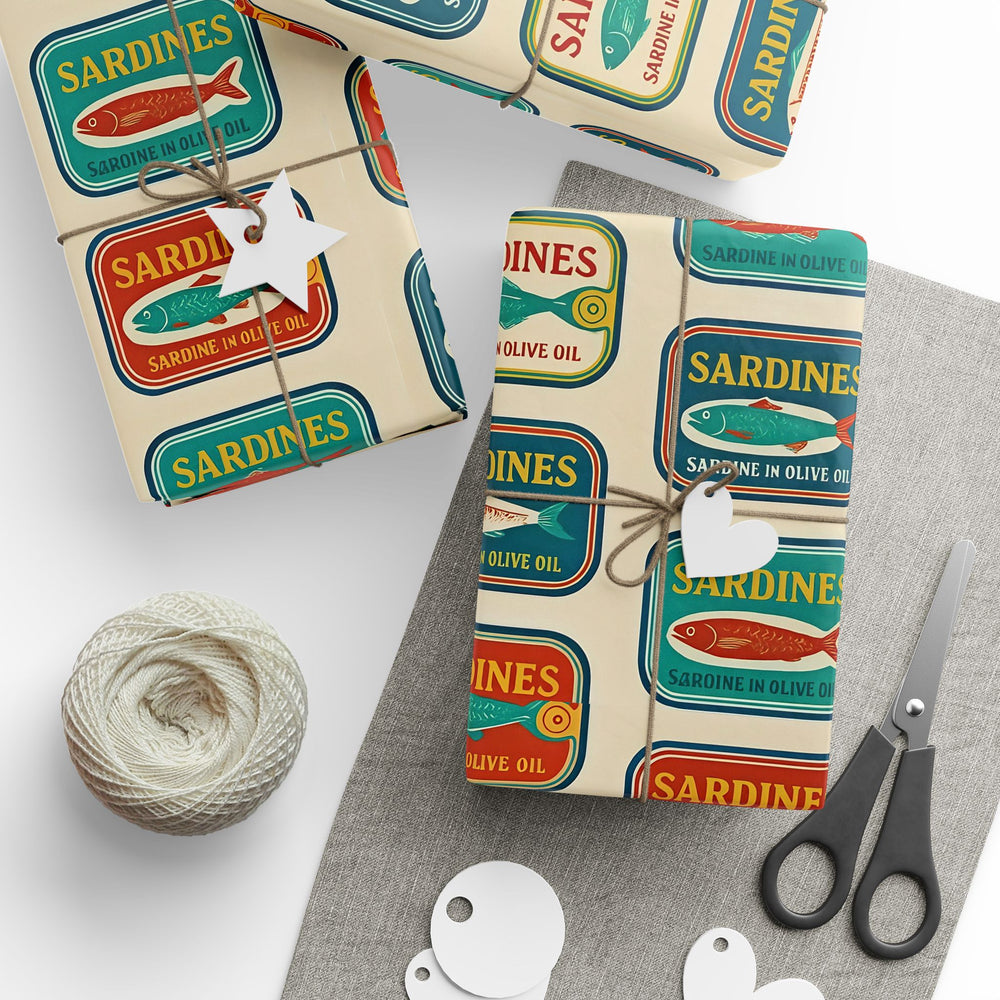 Salty Tin Company- Chic Wrapping Papers for Every Occasion, Holiday Gift Wrap, Eco-Friendly Wrap, Unique Gift Packaging, Vintage Design, Party Supplies