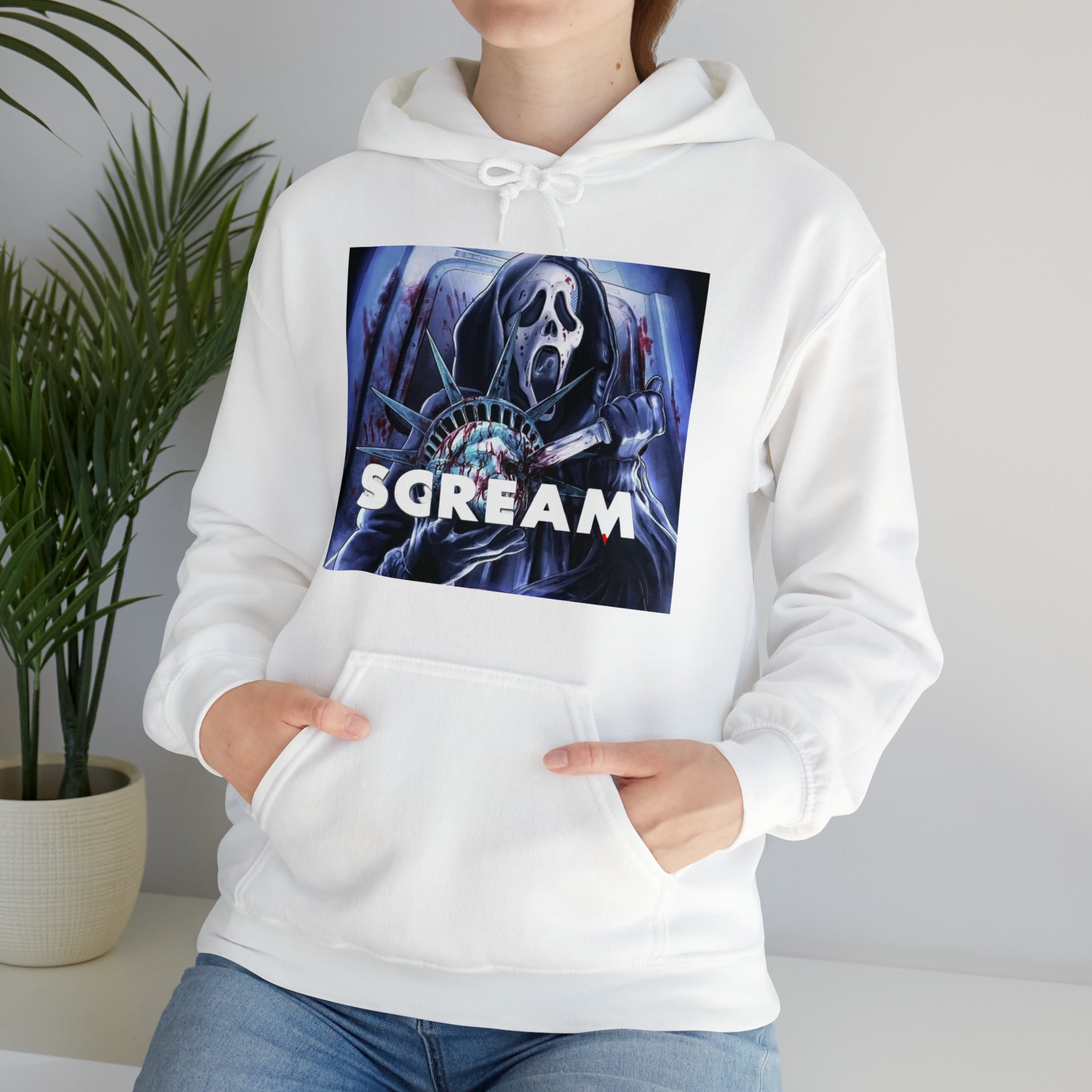 Scream- Unisex Heavy Blend™ Hooded Sweatshirt - Creations by Chris and Carlos