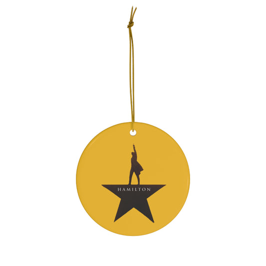 Hamilton the Musical- Ceramic Ornament, 4 Shapes - Creations by Chris and Carlos