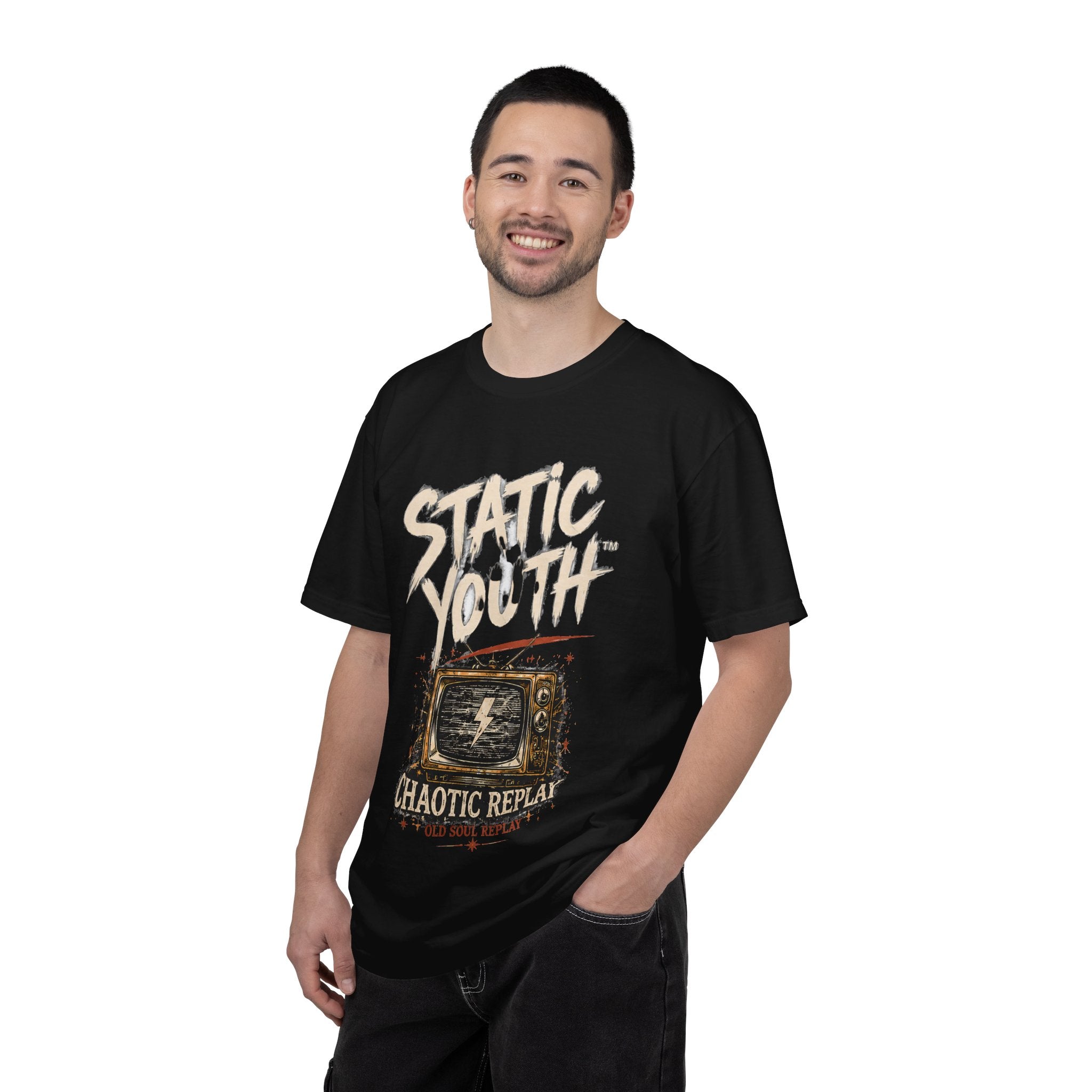 Static Youth "Chaotic Replay" Graphic T-Shirt - Creations by Chris and Carlos