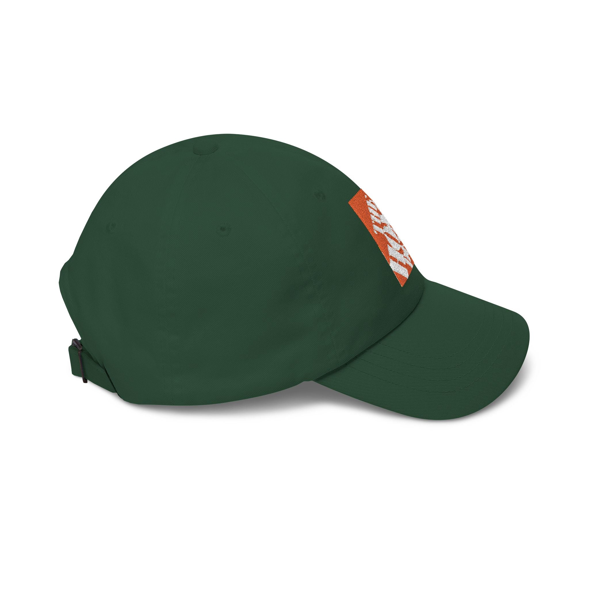 Dad Cap — Embroidered Orange Home Depot Logo Baseball Hat - Creations by Chris and Carlos
