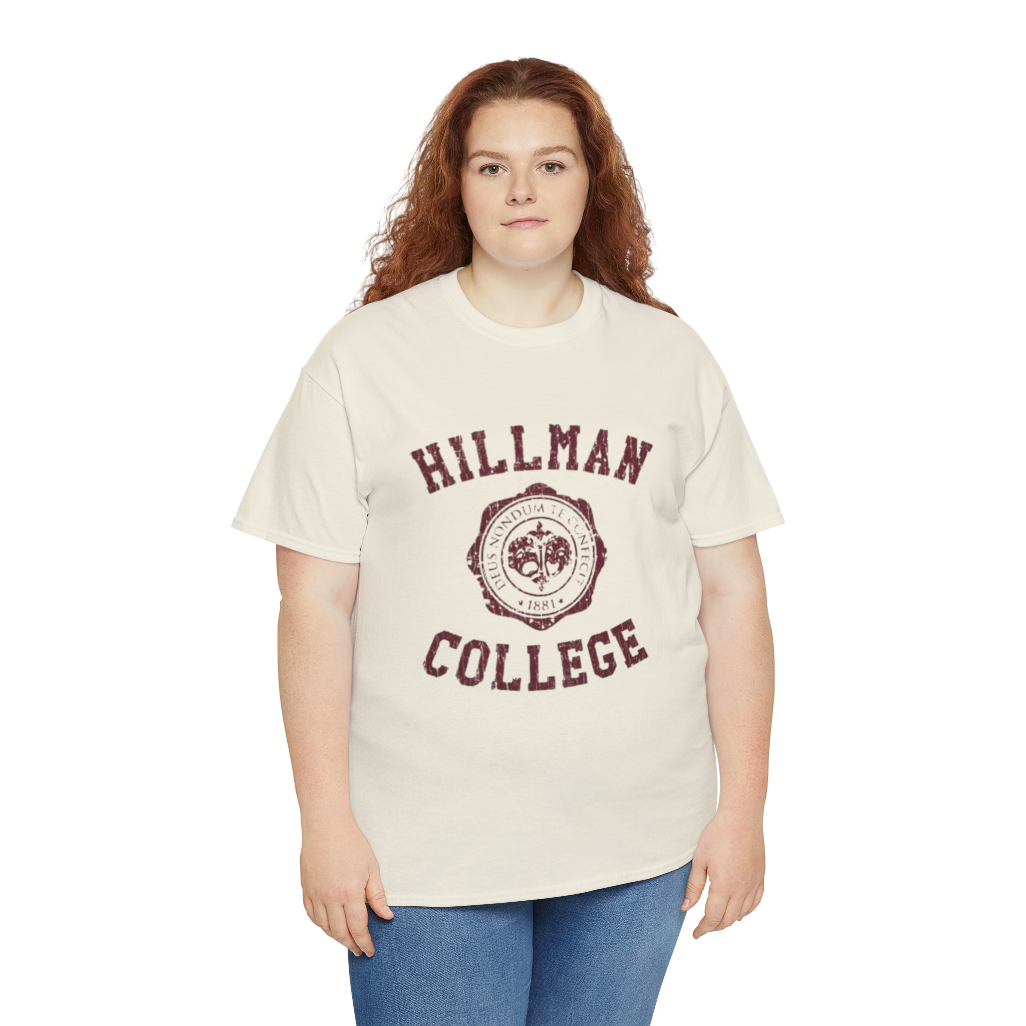 Hillman College- Unisex Heavy Cotton T-Shirt - Creations by Chris and Carlos