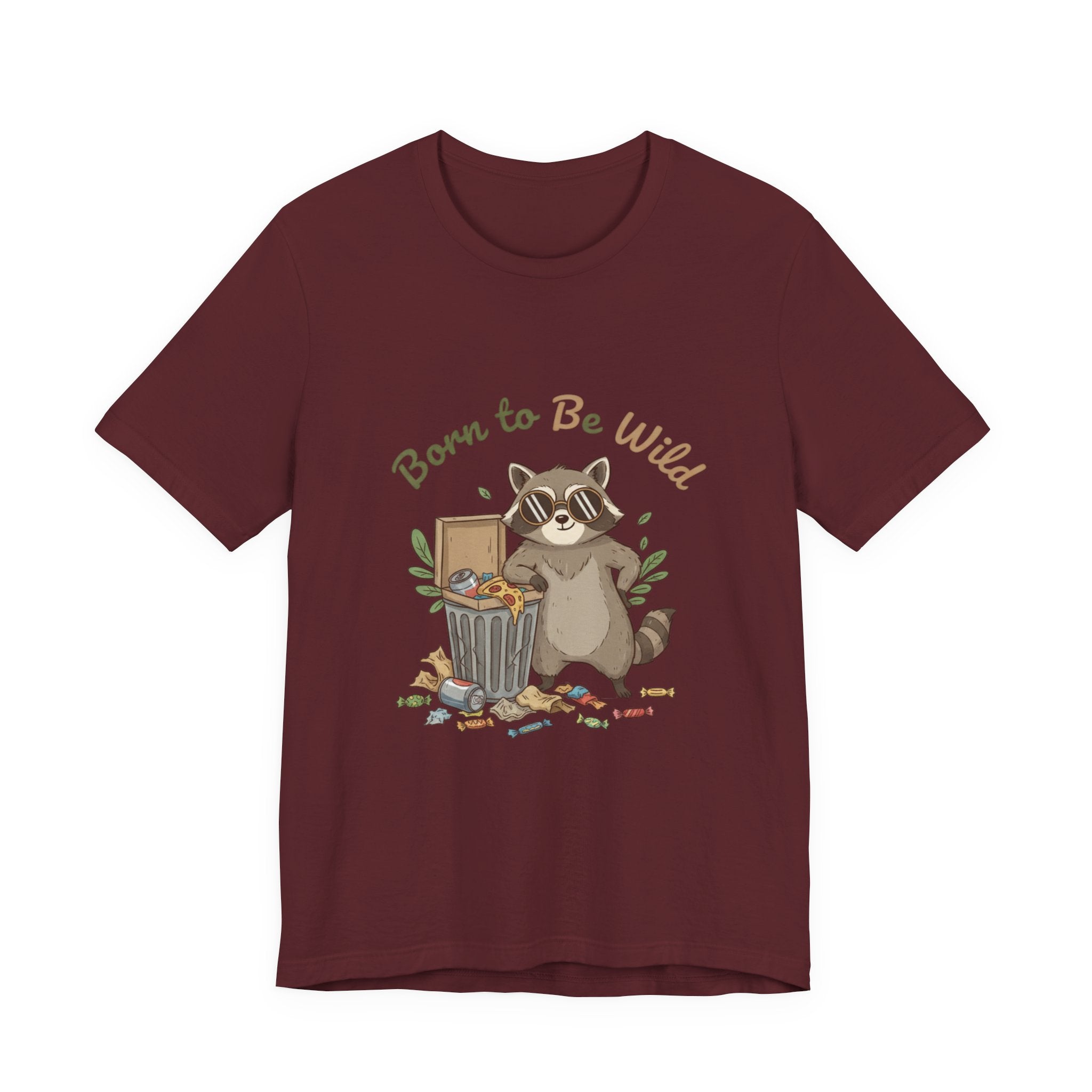 Trash Panda Raccoon Doodle Tee | goofy critter, possum art - Creations by Chris and Carlos