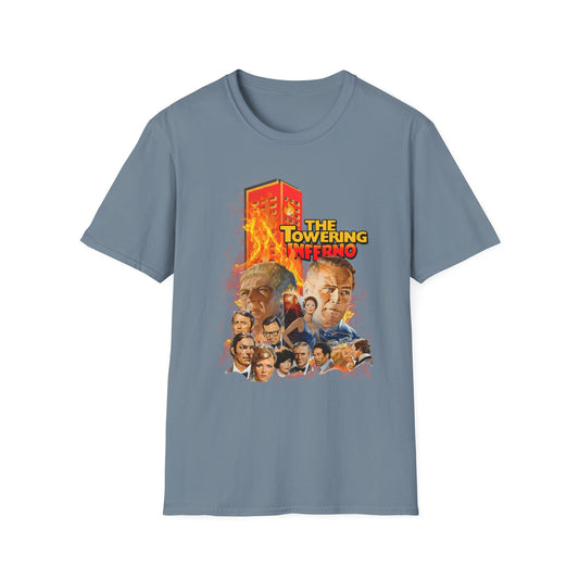 T-Shirt - The Towering Inferno Vintage Movie Poster Tee - Creations by Chris and Carlos