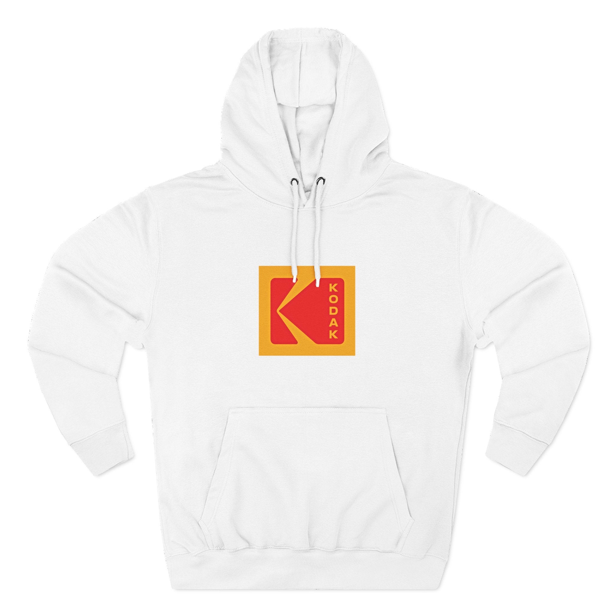 Kodak Logo Hoodie — Vintage Film Brand Graphic Fleece Hoodie - Creations by Chris and Carlos