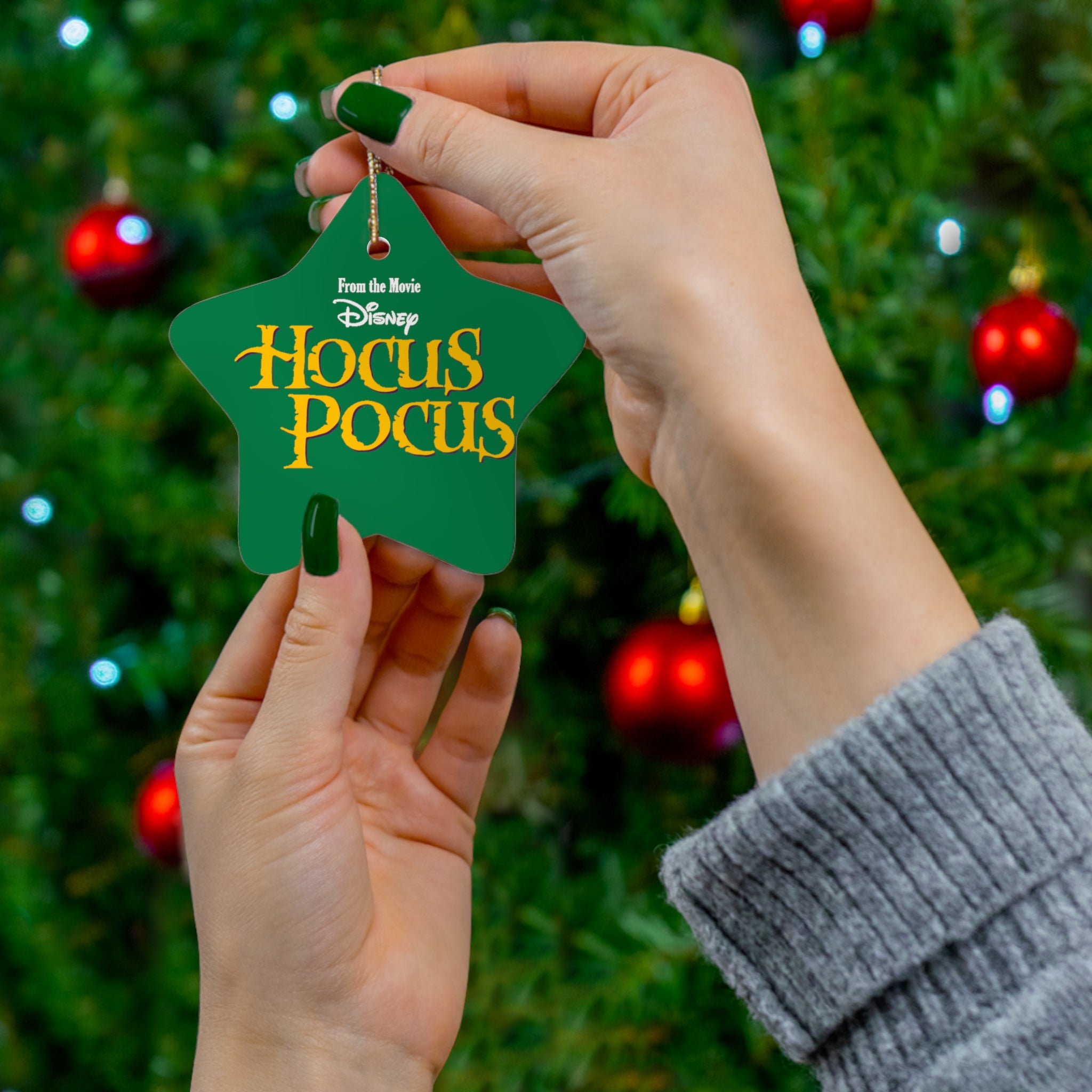 Hocus Pocus- Ceramic Ornament, 4 Shapes - Creations by Chris and Carlos