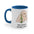 Wine Because Adulting is to hard- Accent Coffee Mug, 11oz
