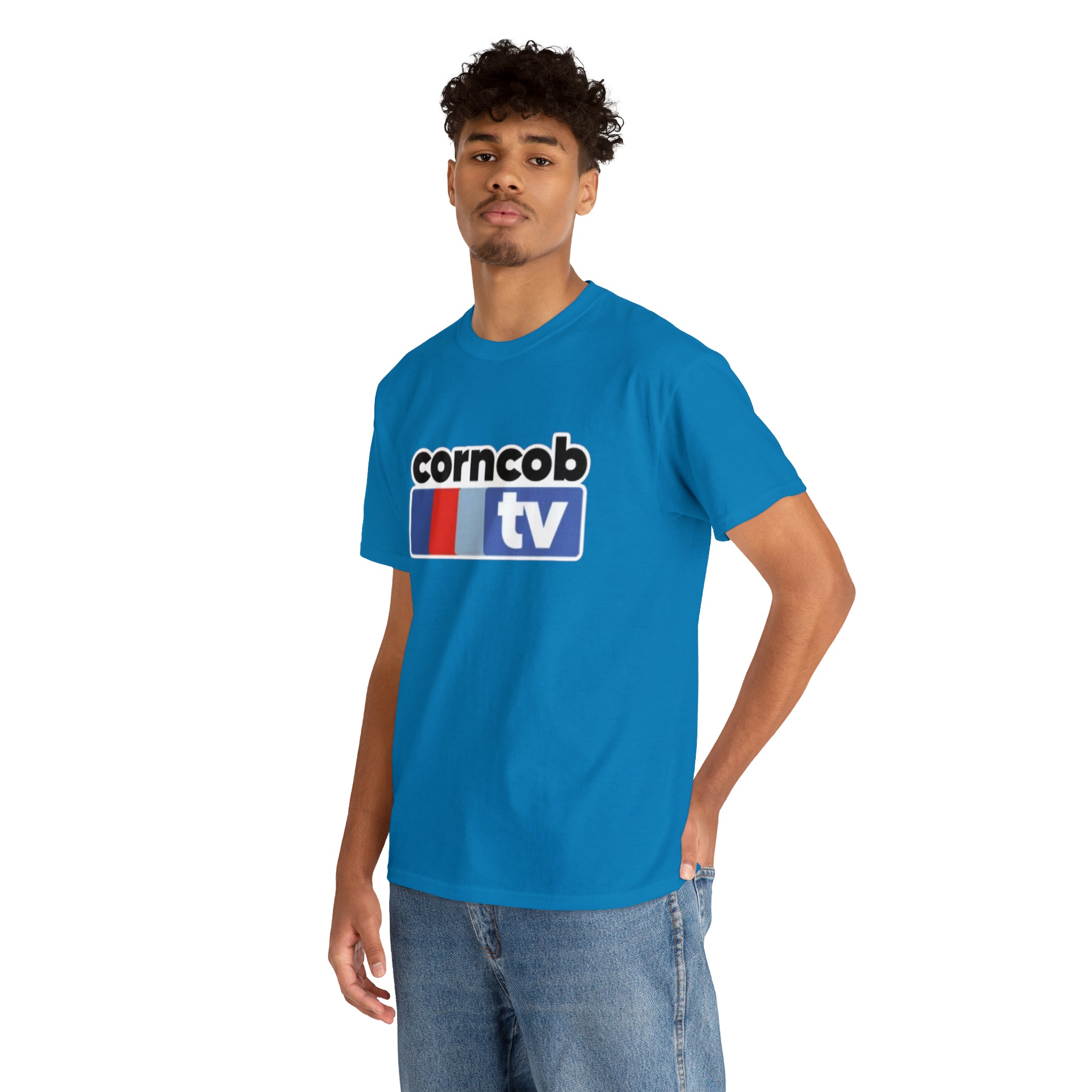 Corncob Tv- Unisex Heavy Cotton T-Shirt - Creations by Chris and Carlos