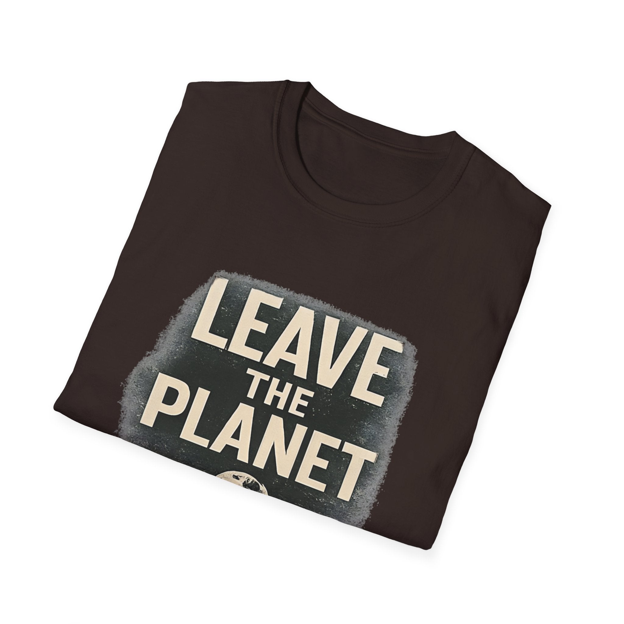 Leave the Planet T‑Shirt – Retro Space Graphic Tee - Creations by Chris and Carlos