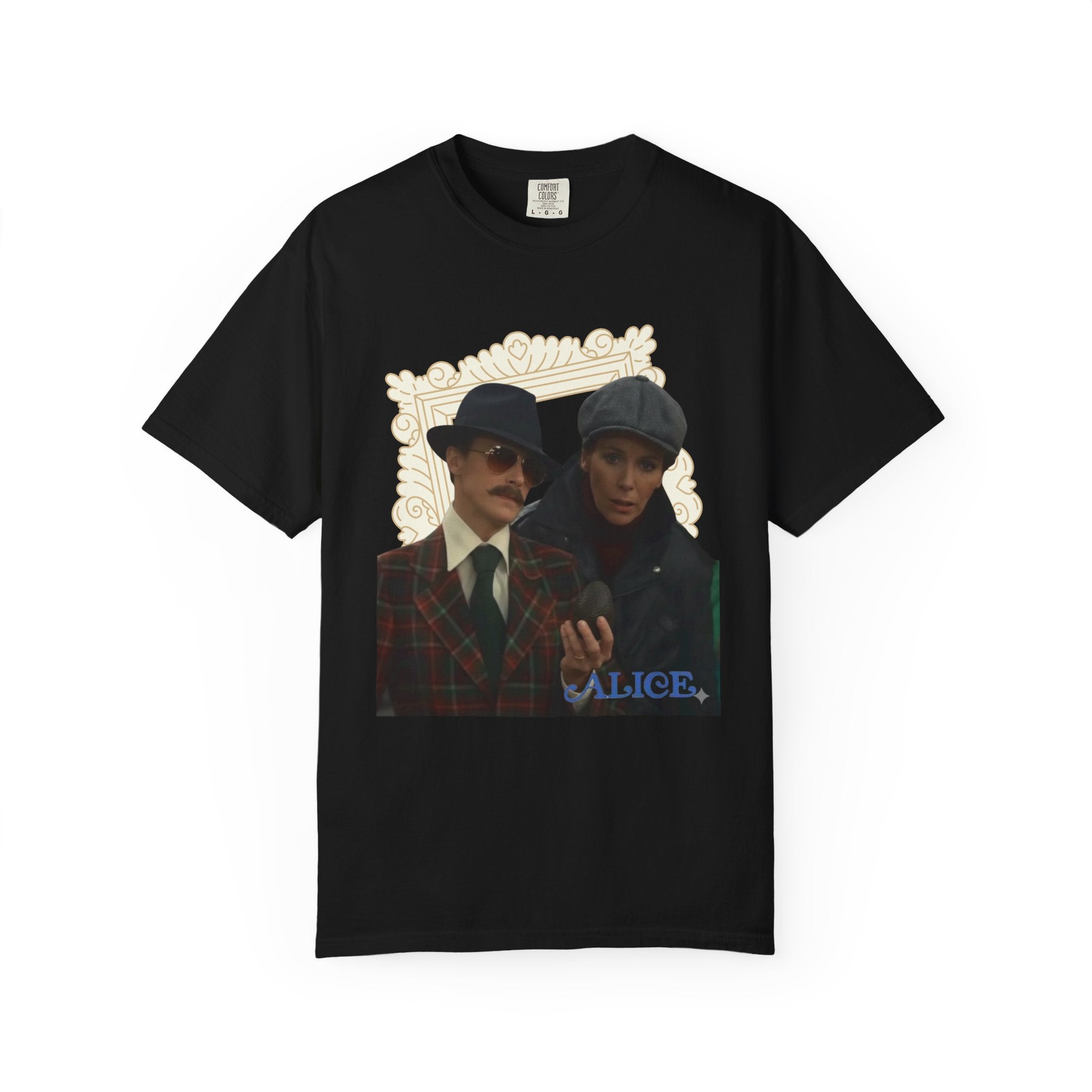 Alice Tv Show- Sam Buttler & Team Vintage Detective Portrait T-Shirt — 'Alice' Graphic Tee - Creations by Chris and Carlos