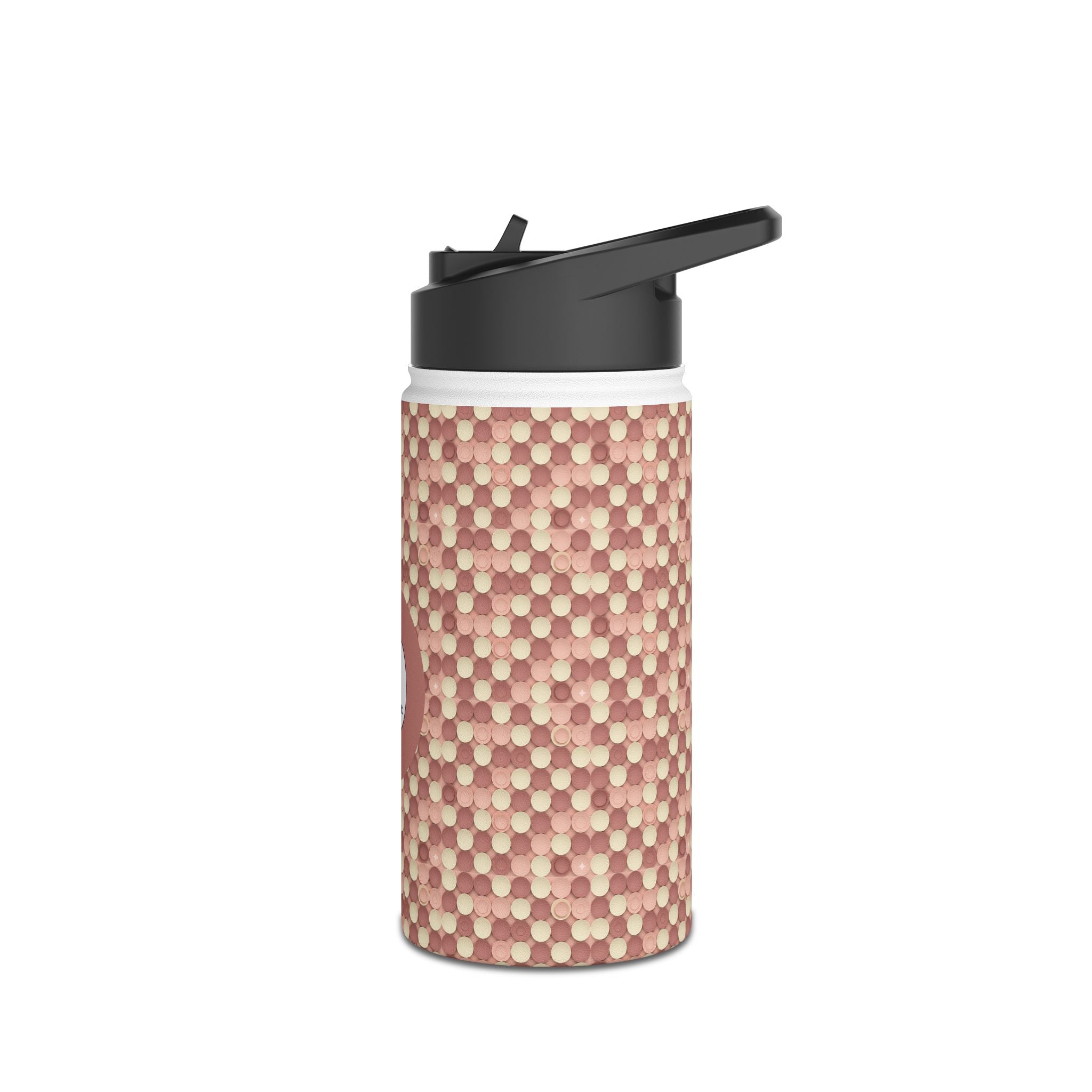Prism Point Athletic Collection Hexagon Woven Pattern Stainless Steel Water Bottle - Creations by Chris and Carlos