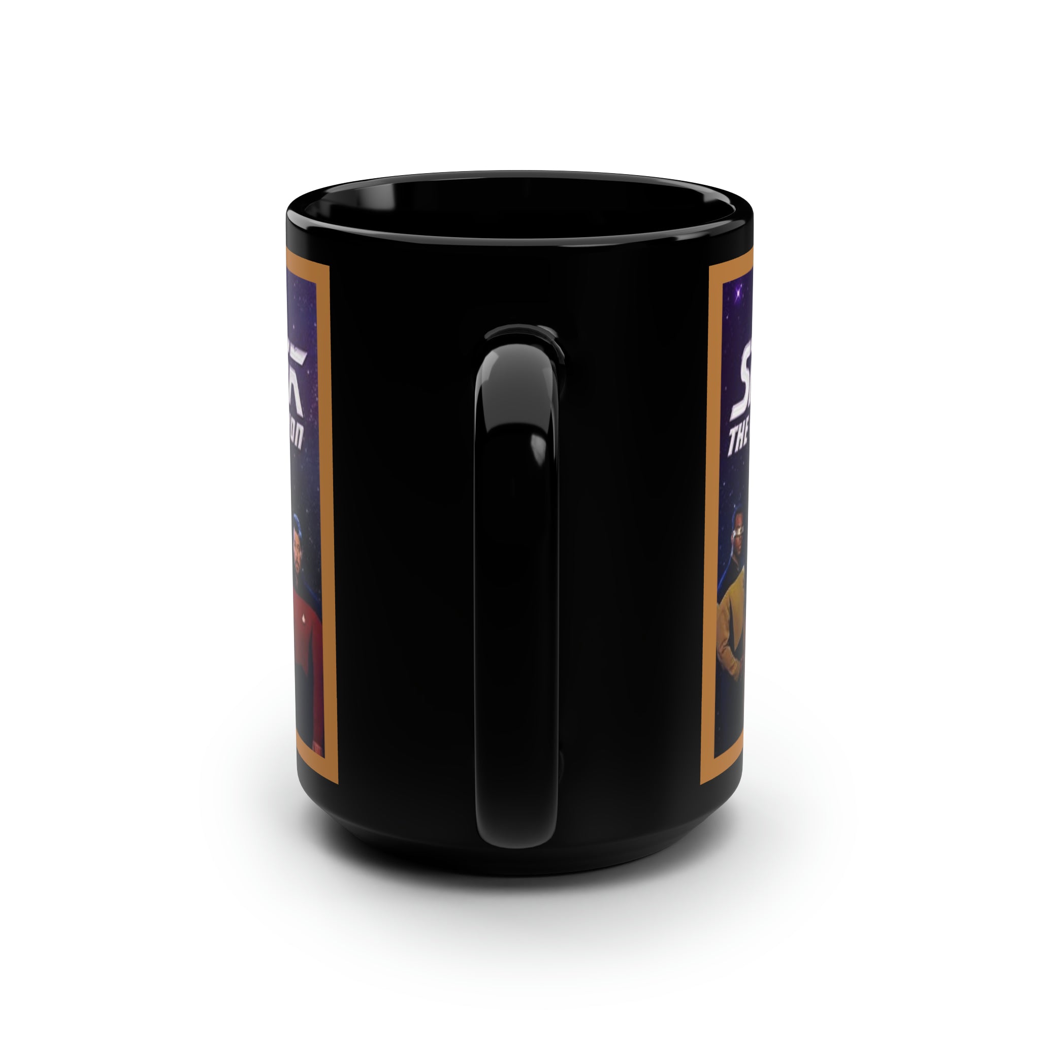 Star Trek Collection- Black Mug, 15oz - Creations by Chris and Carlos