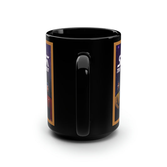 Star Trek Collection- Black Mug, 15oz - Creations by Chris and Carlos