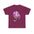 Purple Botanical Unisex Heavy Cotton Tee | Quirky Graphic T-Shirt, Casual Wear, Plant Lover Gift, Unisex Apparel, Eco-Friendly Fashion